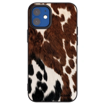 Picasee husă neagră din silicon pentru Apple iPhone 12 mini - Rust