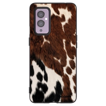 Picasee husă neagră din silicon pentru OnePlus 9 - Rust