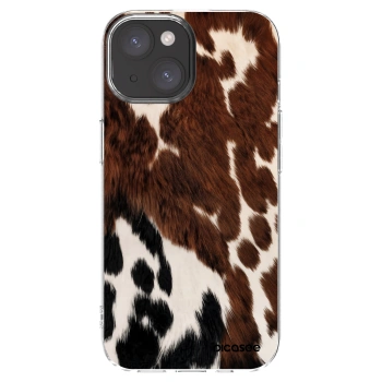 Picasee husă transparentă din silicon pentru Apple iPhone 15 - Rust