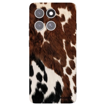 Picasee husă neagră din silicon pentru Motorola Edge 60 Pro - Rust