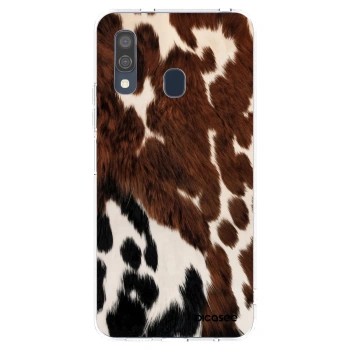 Picasee husă transparentă din silicon pentru Samsung Galaxy A40 A405F - Rust