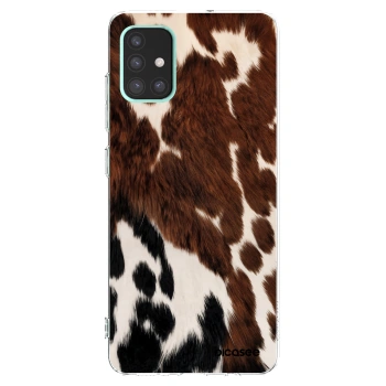 Picasee husă transparentă din silicon pentru Samsung Galaxy A51 A515F - Rust