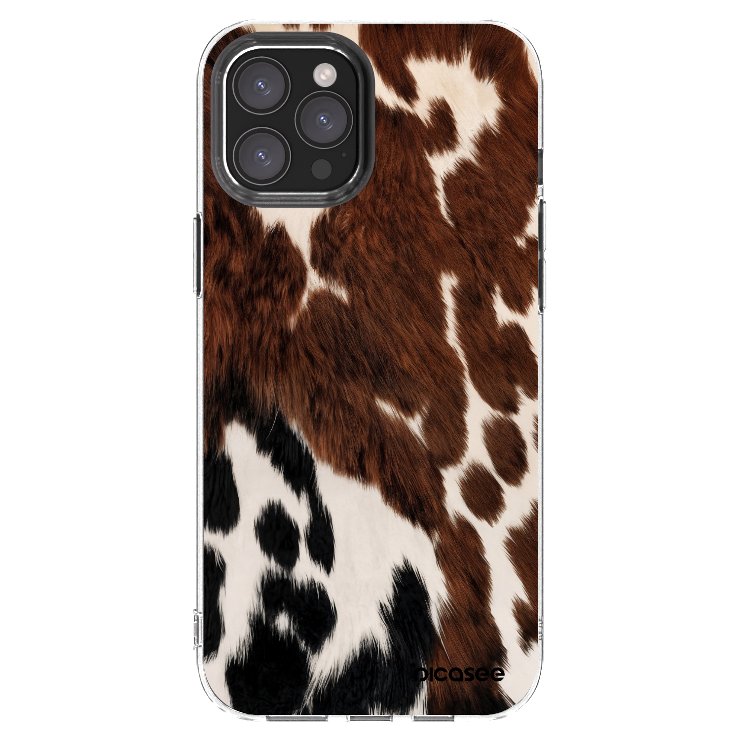 Picasee husă transparentă din silicon pentru Apple iPhone 12 Pro Max - Rust