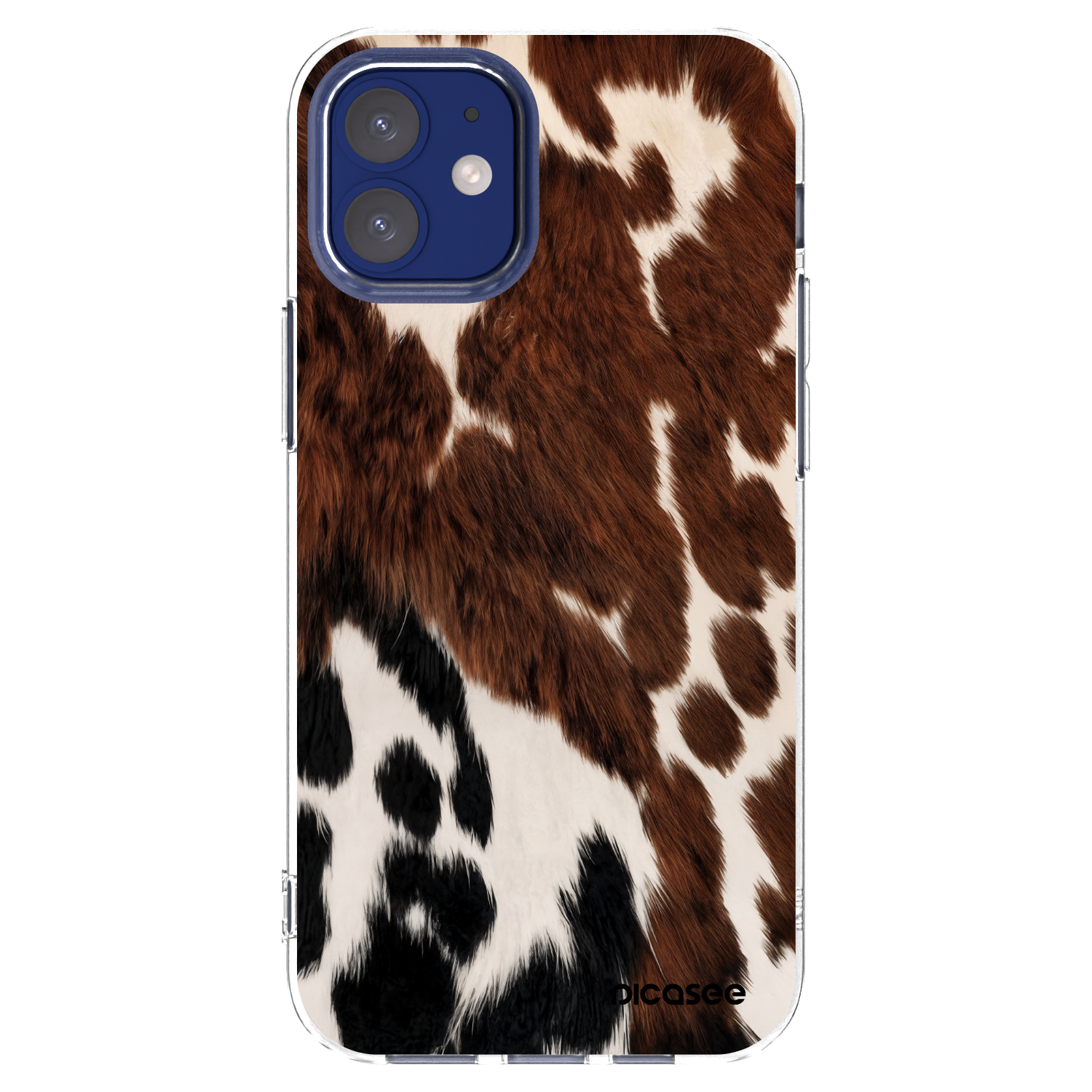 Picasee husă transparentă din silicon pentru Apple iPhone 12 mini - Rust