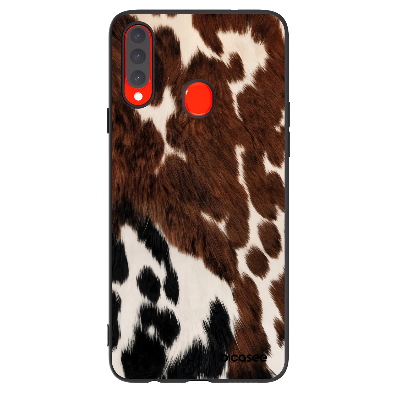 Picasee husă neagră din silicon pentru Samsung Galaxy A20s - Rust