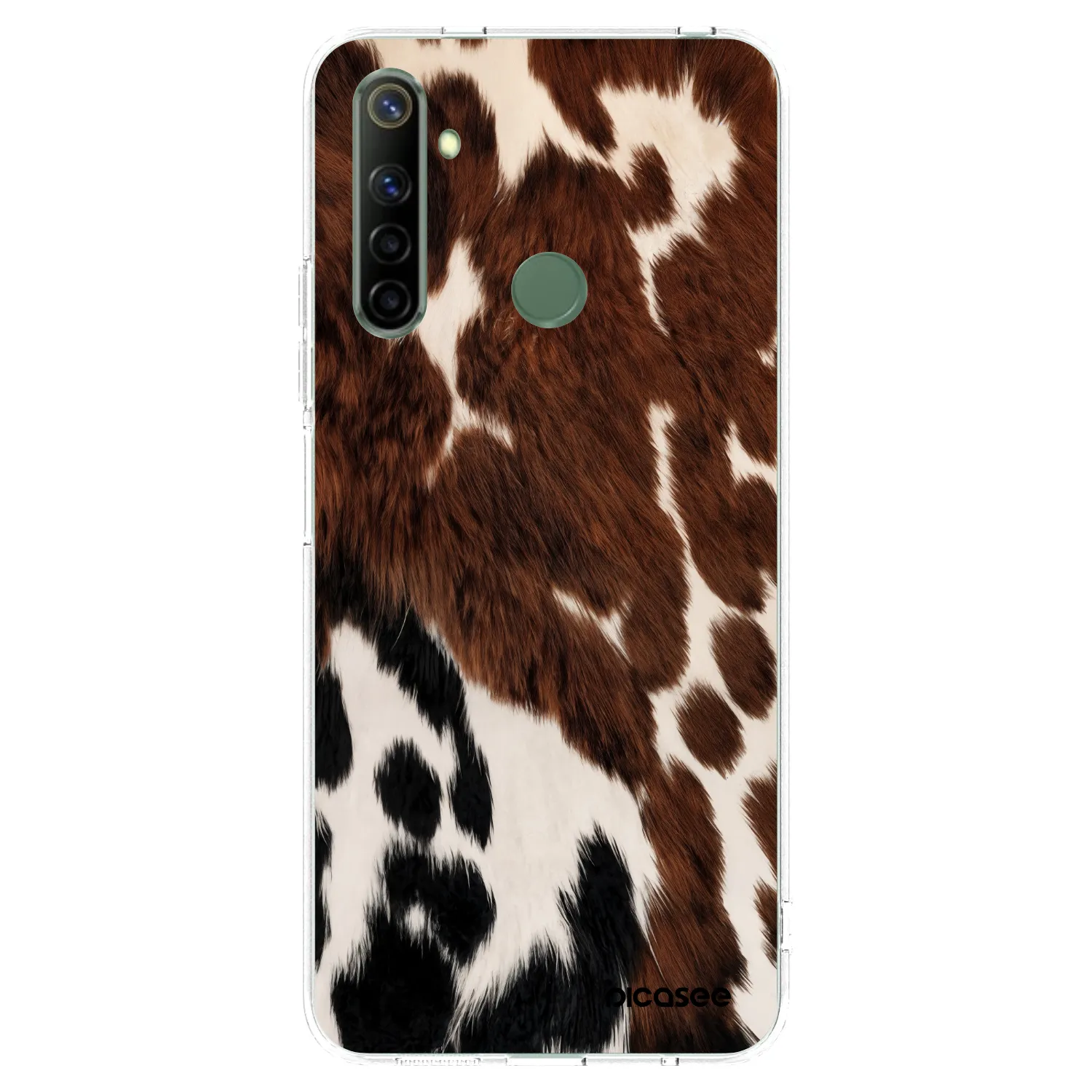 Picasee husă transparentă din silicon pentru Realme 6i - Rust