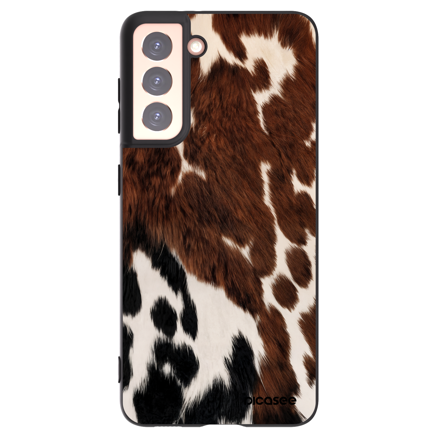 Picasee husă neagră din silicon pentru Samsung Galaxy S21 5G G991B - Rust