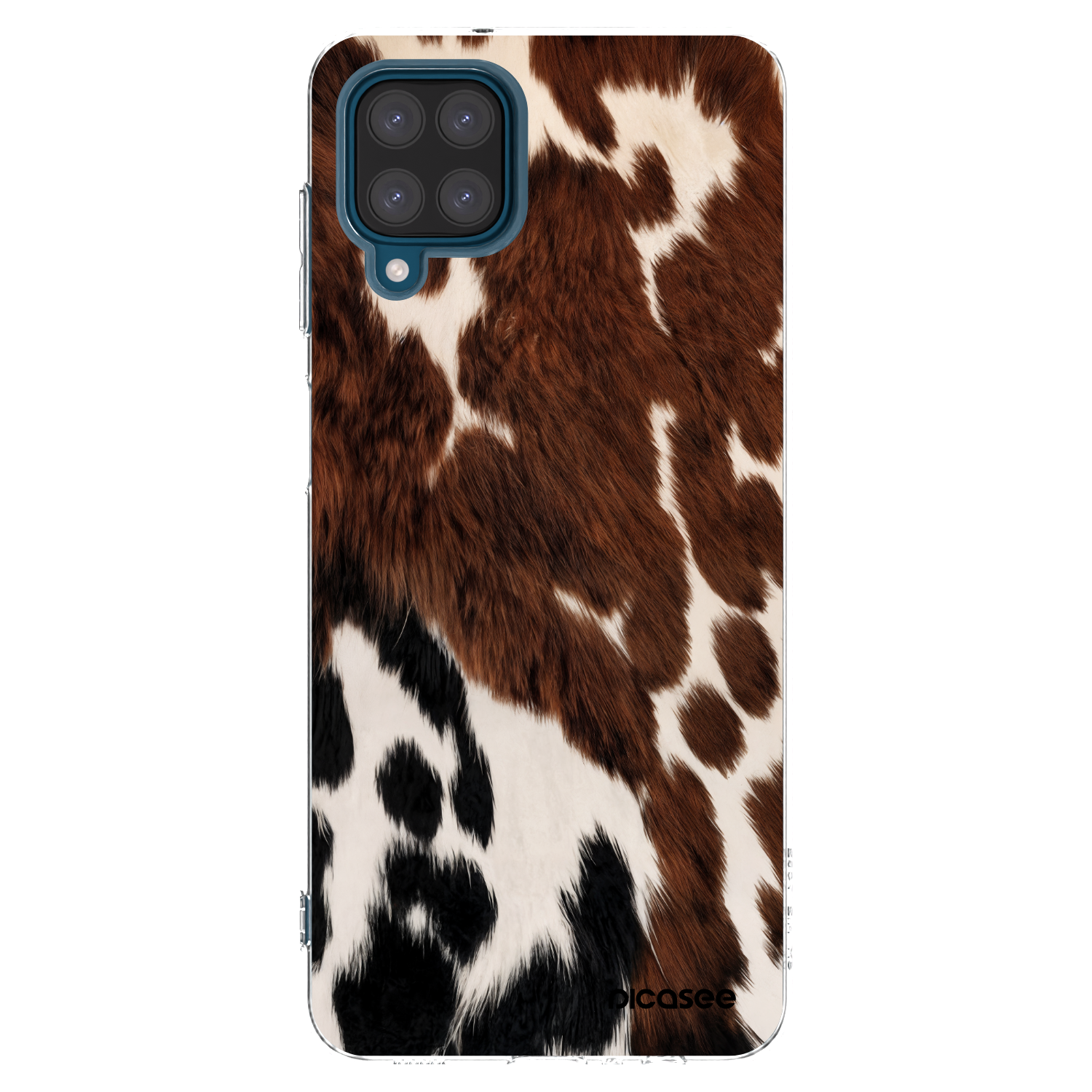 Picasee husă transparentă din silicon pentru Samsung Galaxy A12 A125F - Rust