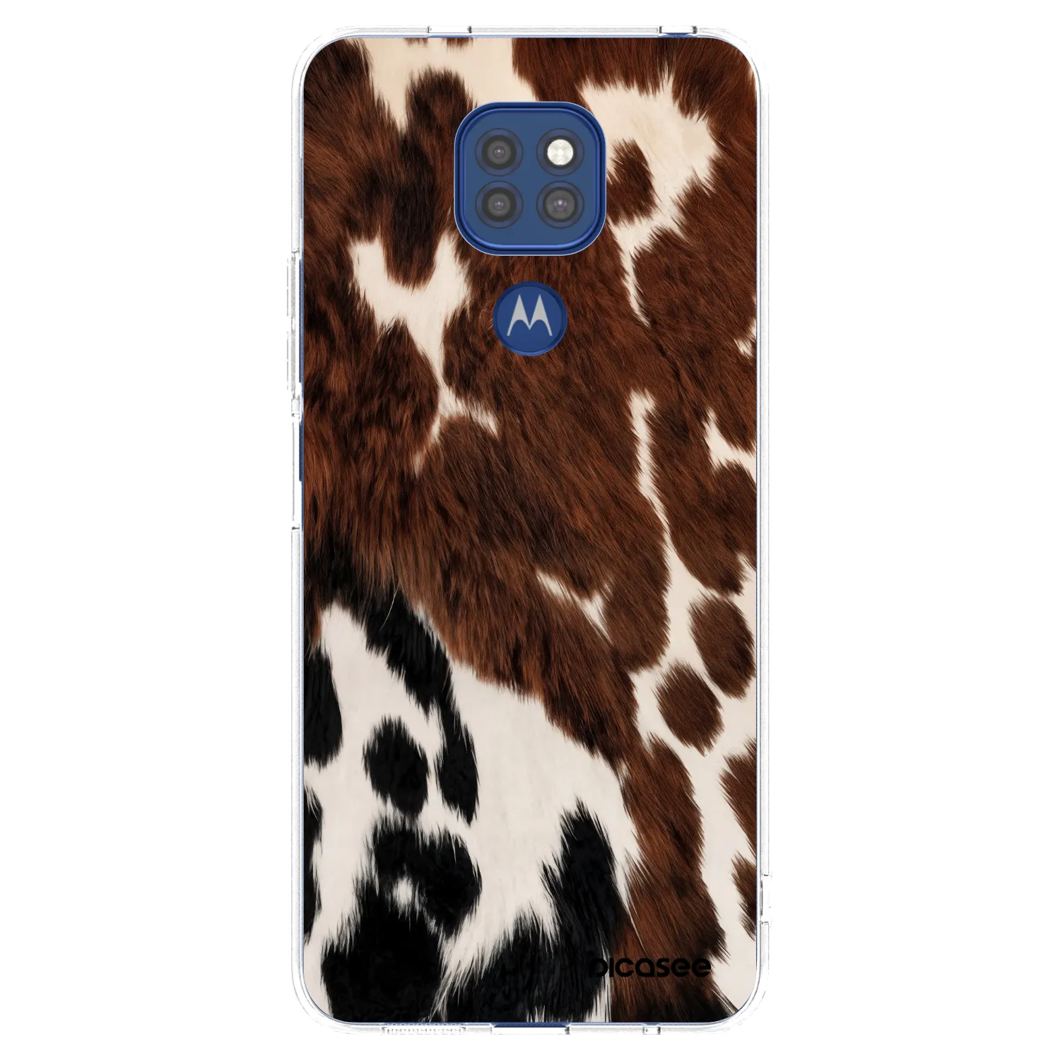 Picasee husă transparentă din silicon pentru Motorola Moto G9 Play - Rust