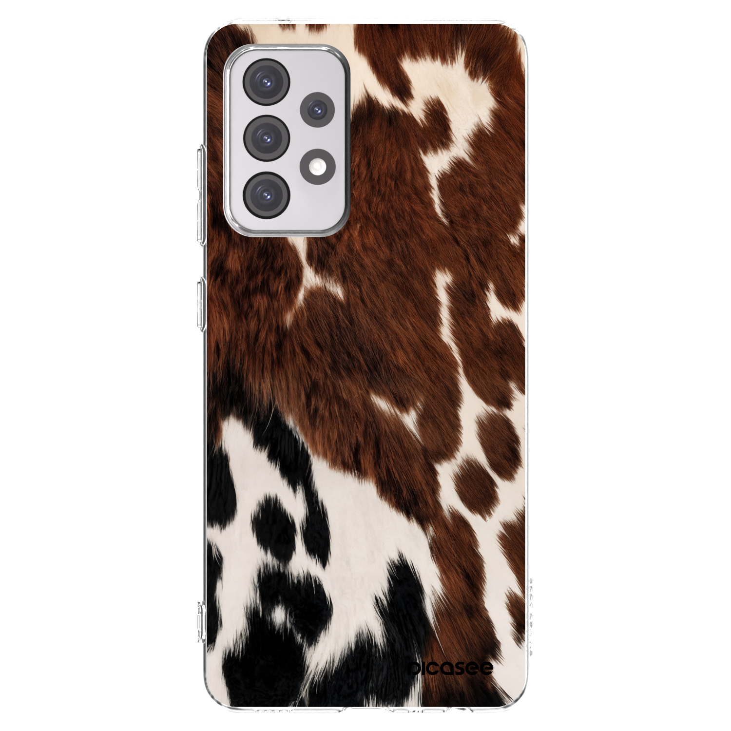 Picasee husă transparentă din silicon pentru Samsung Galaxy A52 5G A525F - Rust