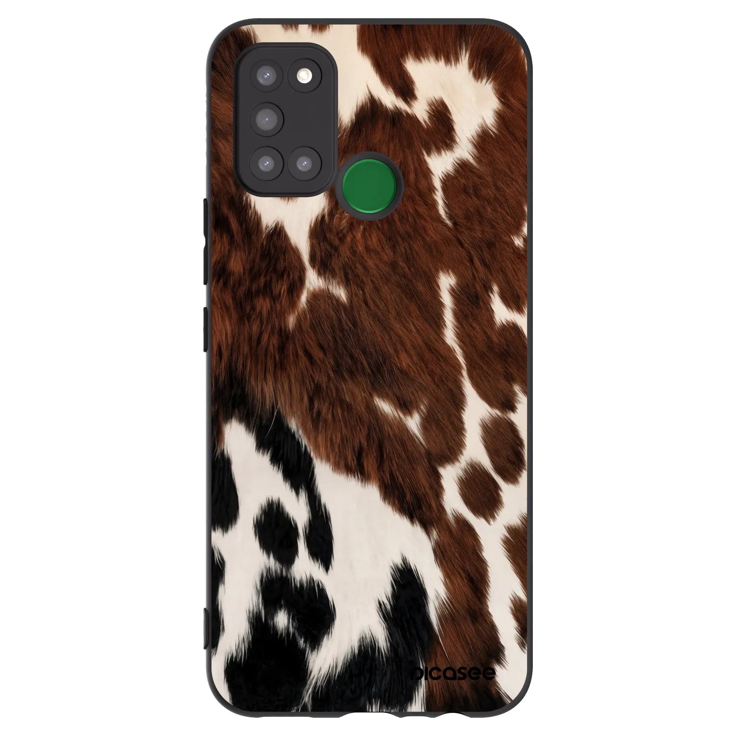 Picasee husă neagră din silicon pentru Realme 7i - Rust