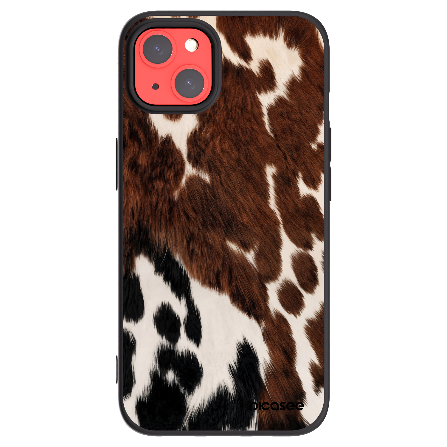 Picasee husă neagră din silicon pentru Apple iPhone 13 - Rust