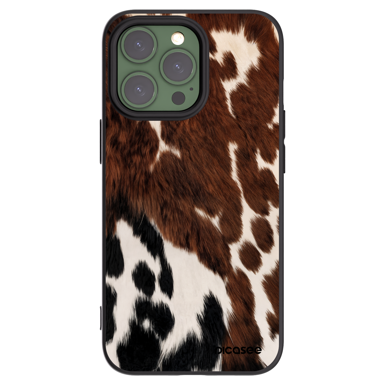 Picasee husă neagră din silicon pentru Apple iPhone 13 Pro - Rust