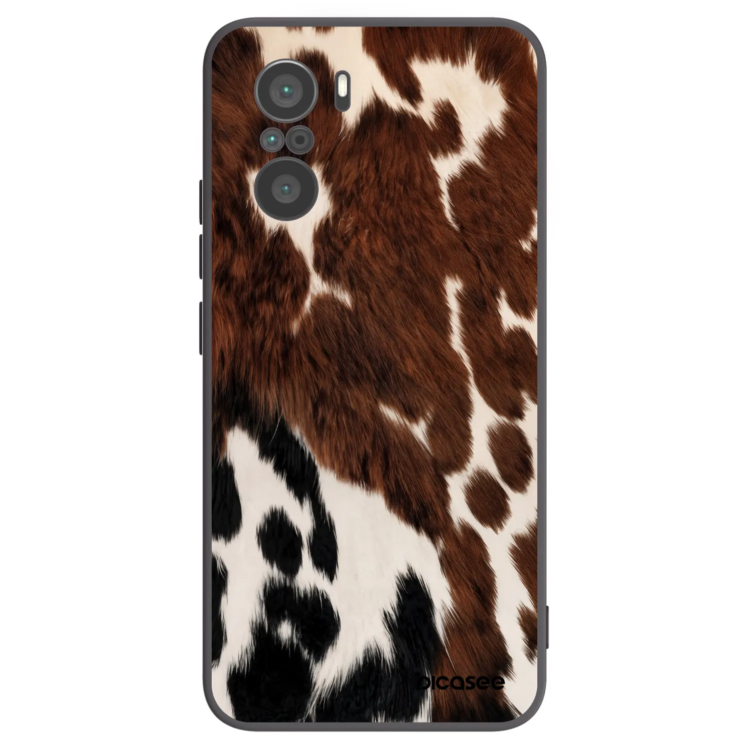 Picasee husă neagră din silicon pentru Xiaomi Poco F3 - Rust