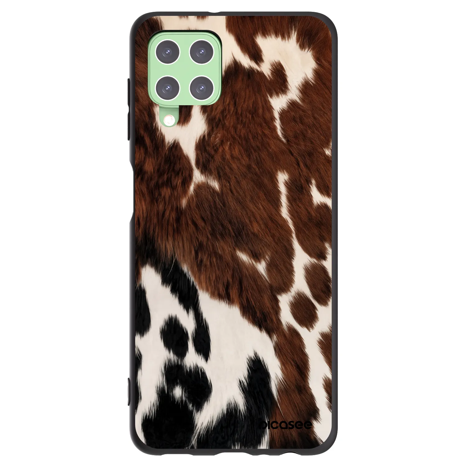 Picasee husă neagră din silicon pentru Samsung Galaxy A22 A225F 4G - Rust