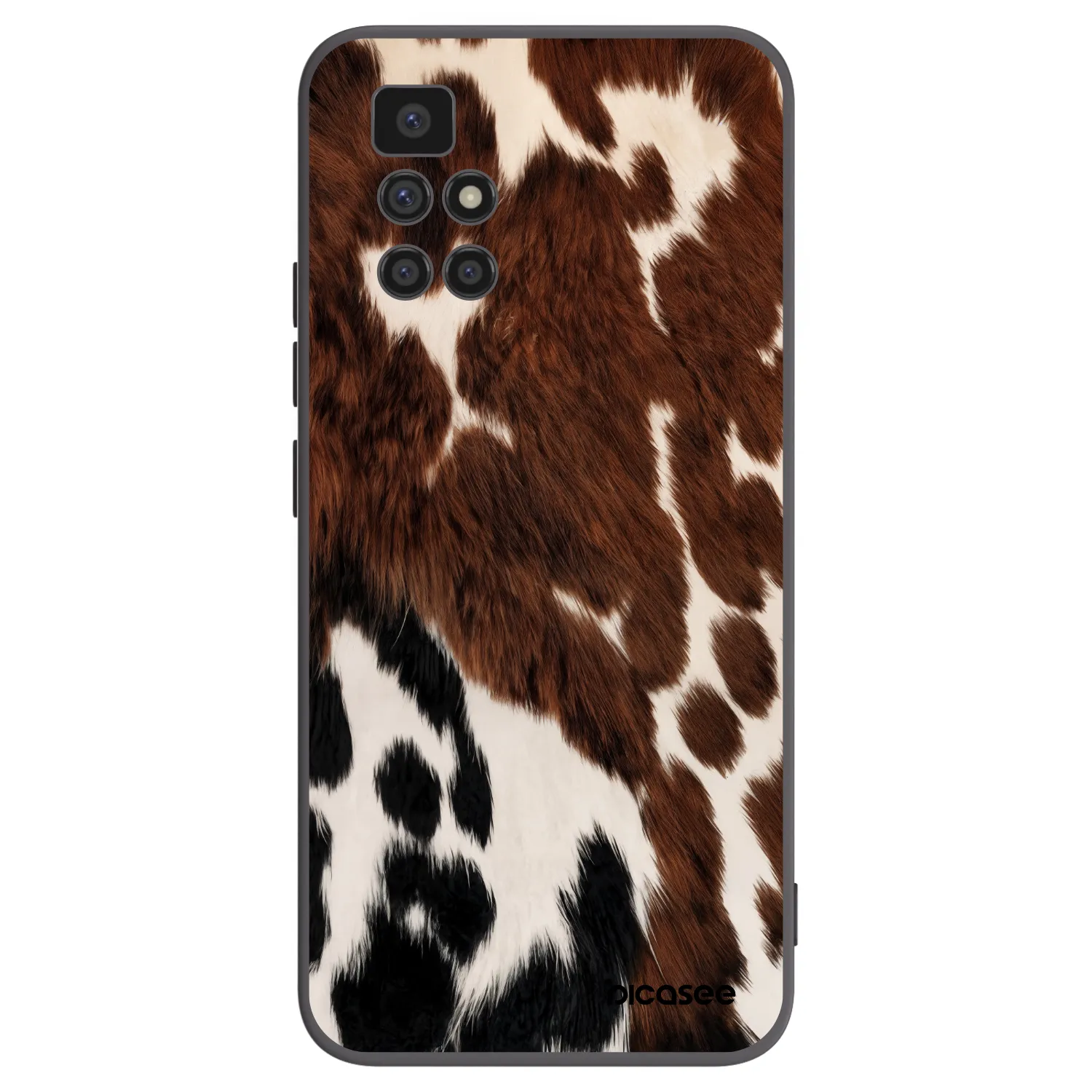 Picasee husă neagră din silicon pentru Xiaomi Redmi 10 - Rust