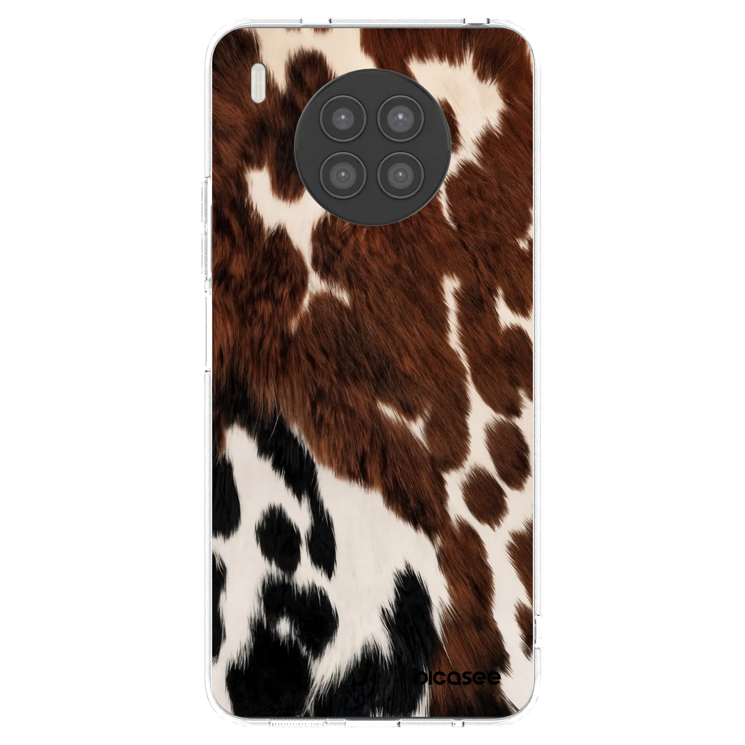 Picasee husă transparentă din silicon pentru Huawei Nova 8i - Rust