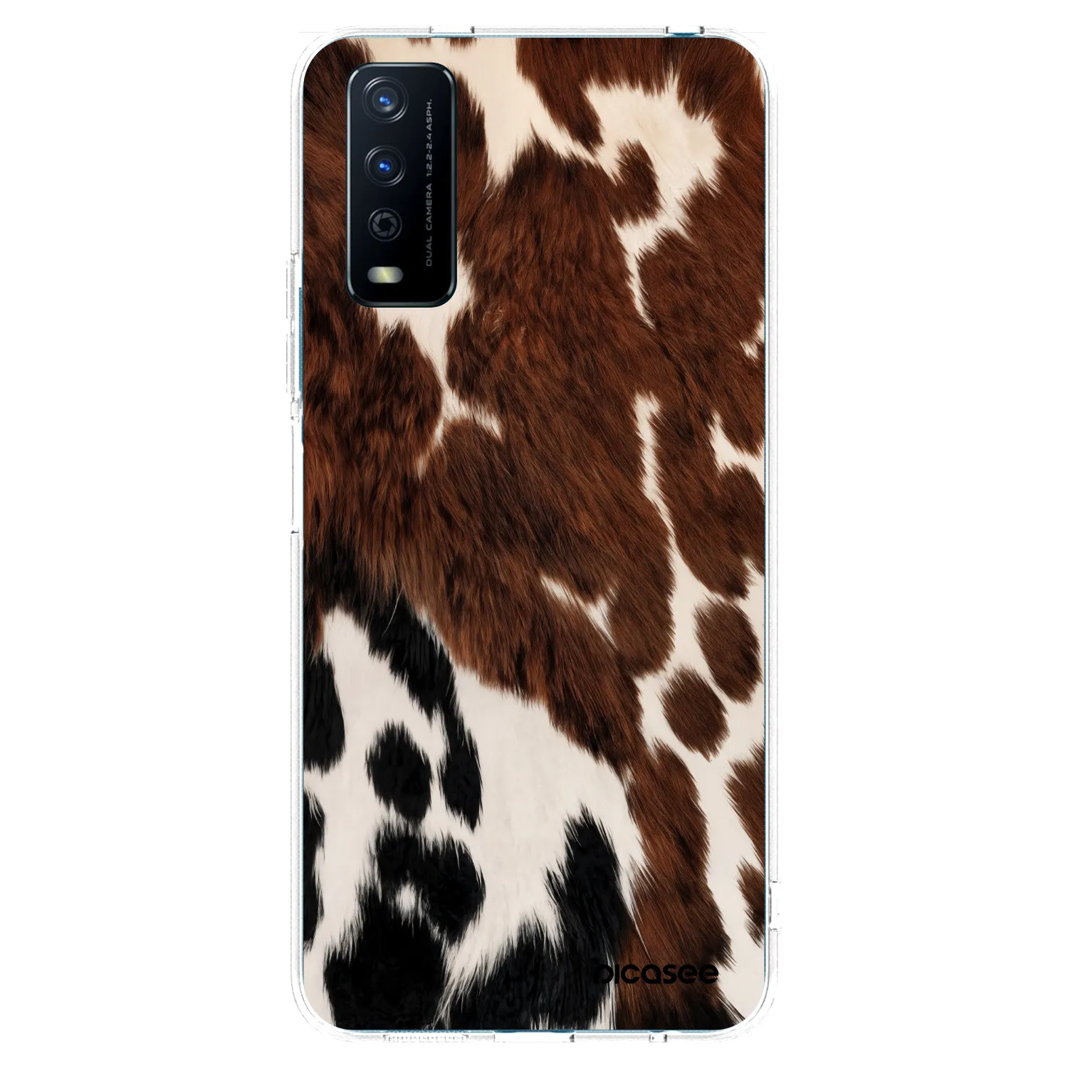 Picasee husă transparentă din silicon pentru Vivo Y11s - Rust