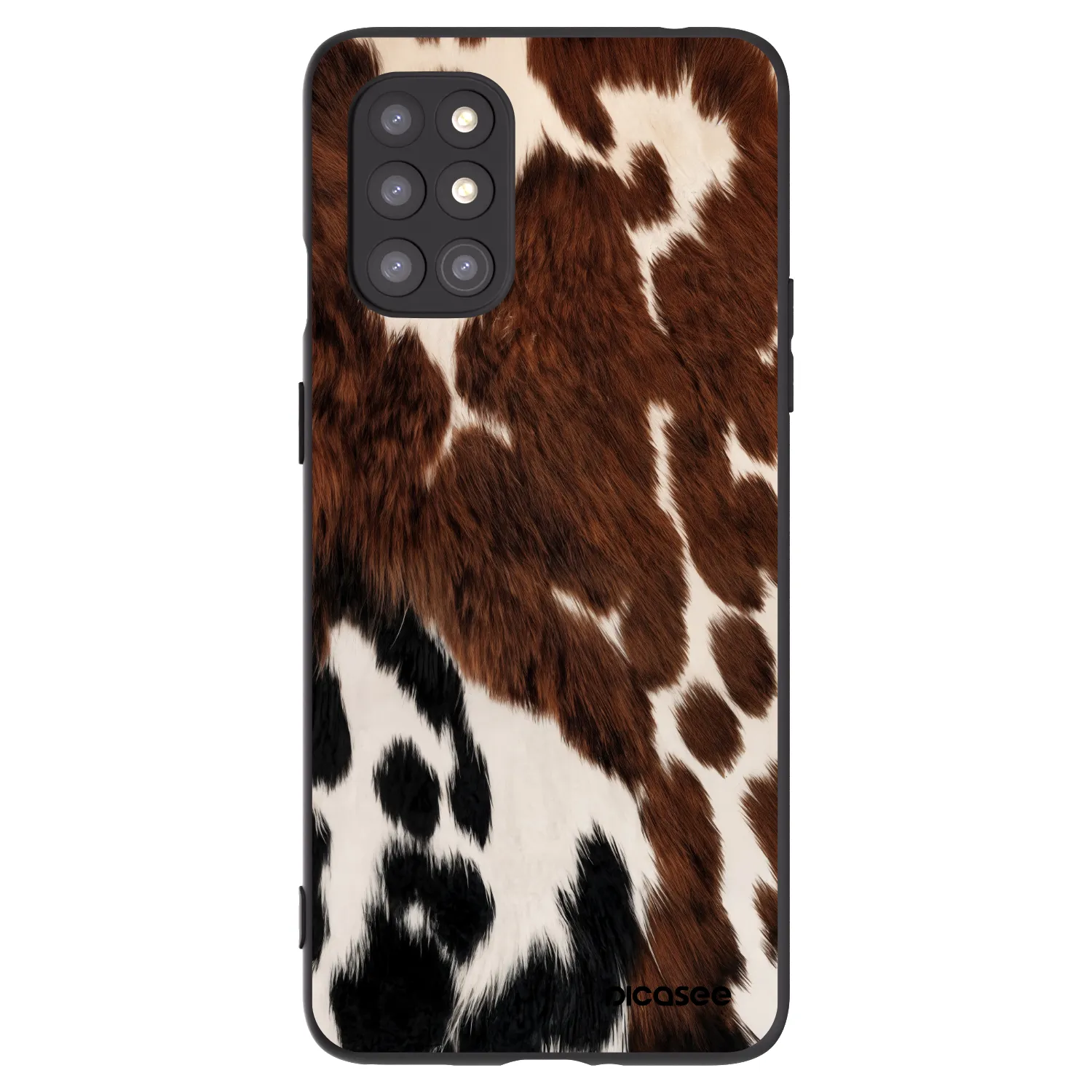 Picasee husă neagră din silicon pentru OnePlus 8T - Rust