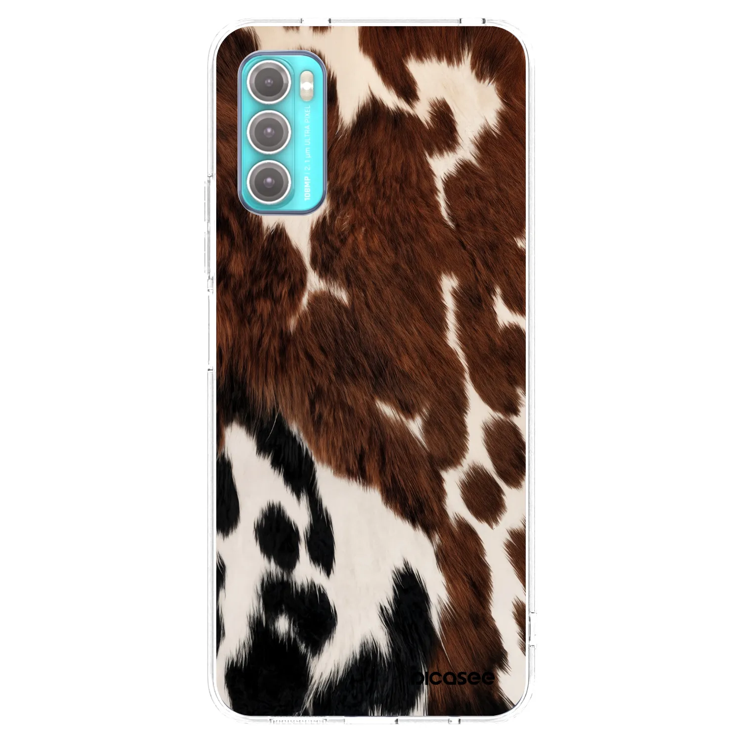 Picasee husă transparentă din silicon pentru Motorola Moto G60 - Rust