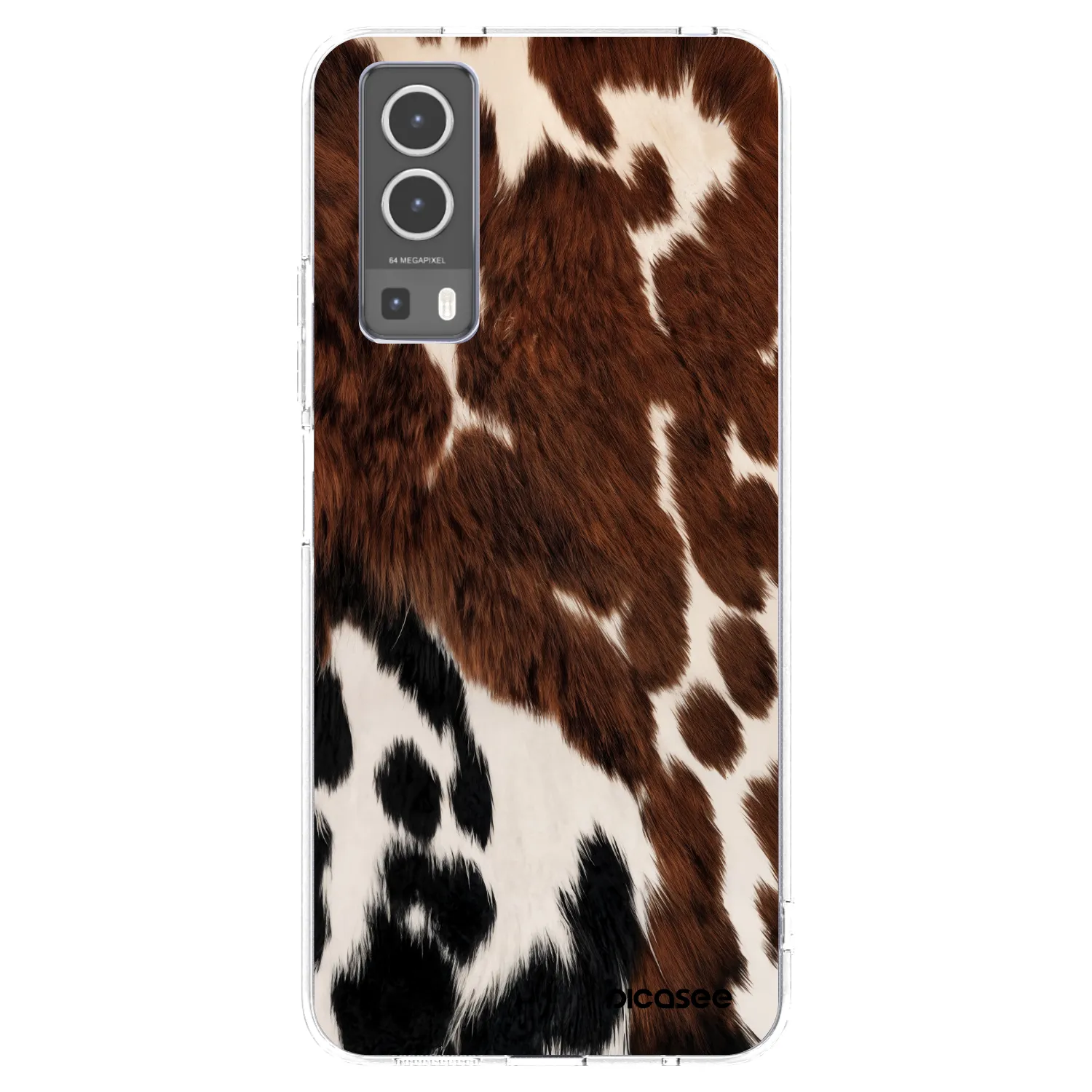 Picasee husă transparentă din silicon pentru Vivo Y72 5G - Rust