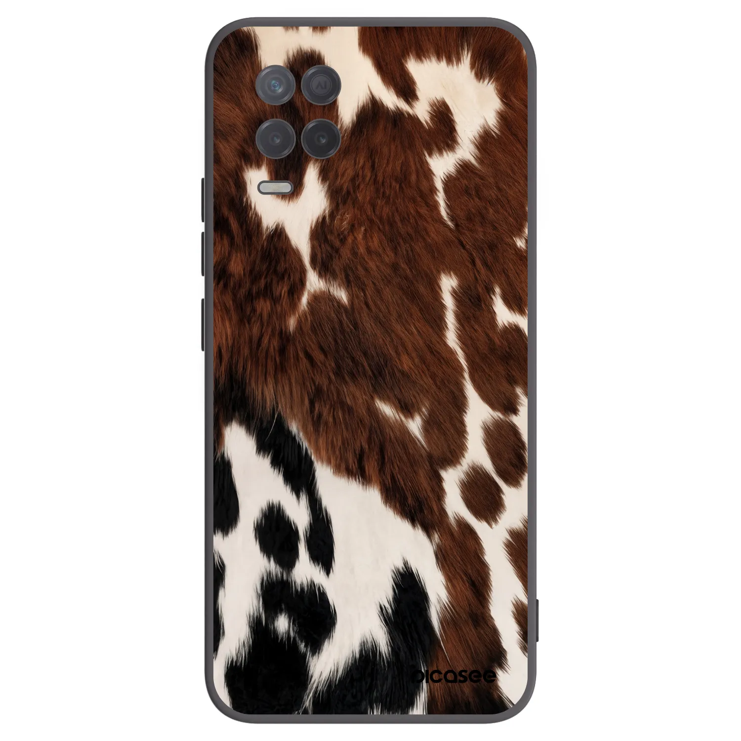 Picasee husă neagră din silicon pentru Realme 8 5G - Rust