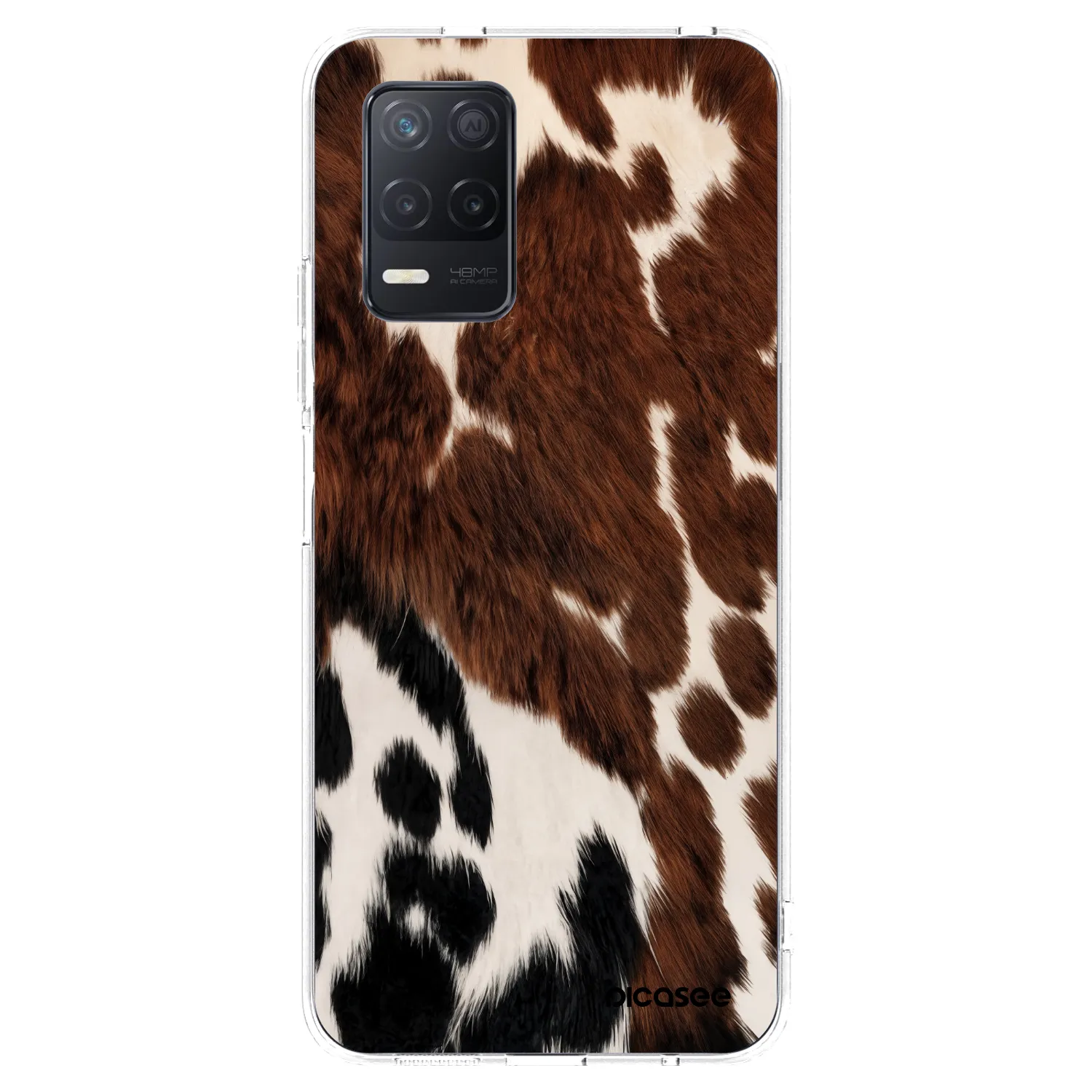 Picasee husă transparentă din silicon pentru Realme 8 5G - Rust