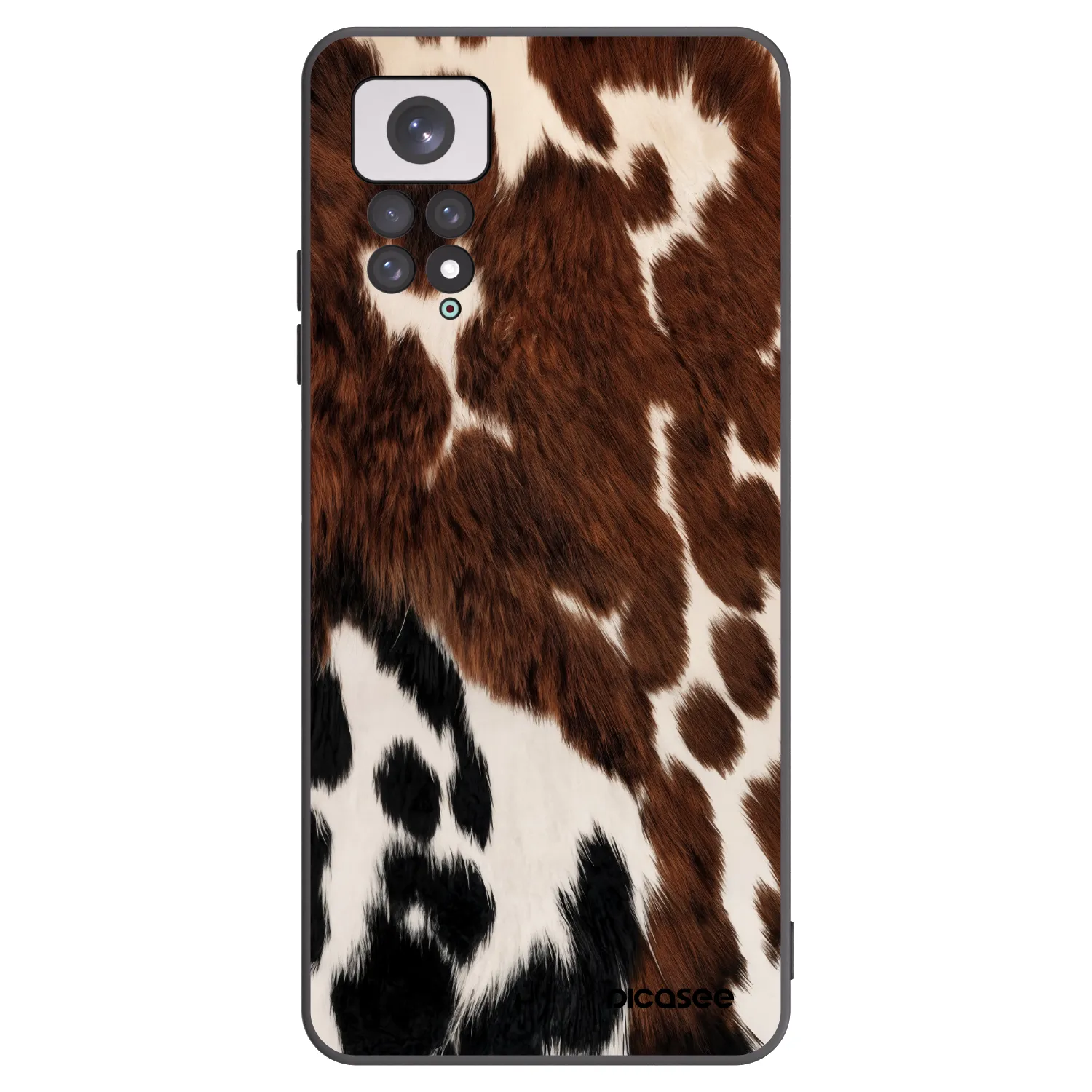 Picasee husă neagră din silicon pentru Xiaomi Redmi Note 11 - Rust