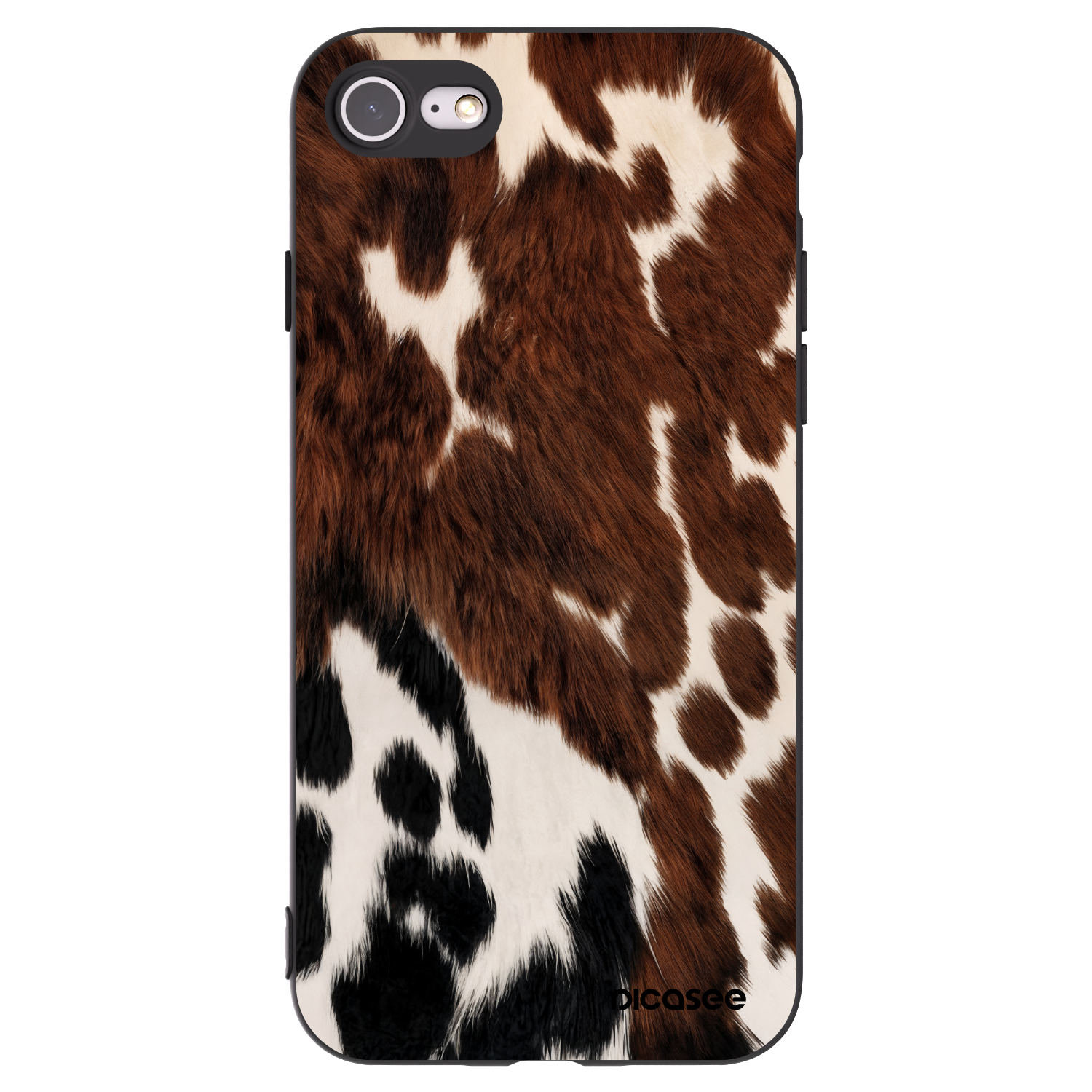 Picasee husă neagră din silicon pentru Apple iPhone SE 2022 - Rust