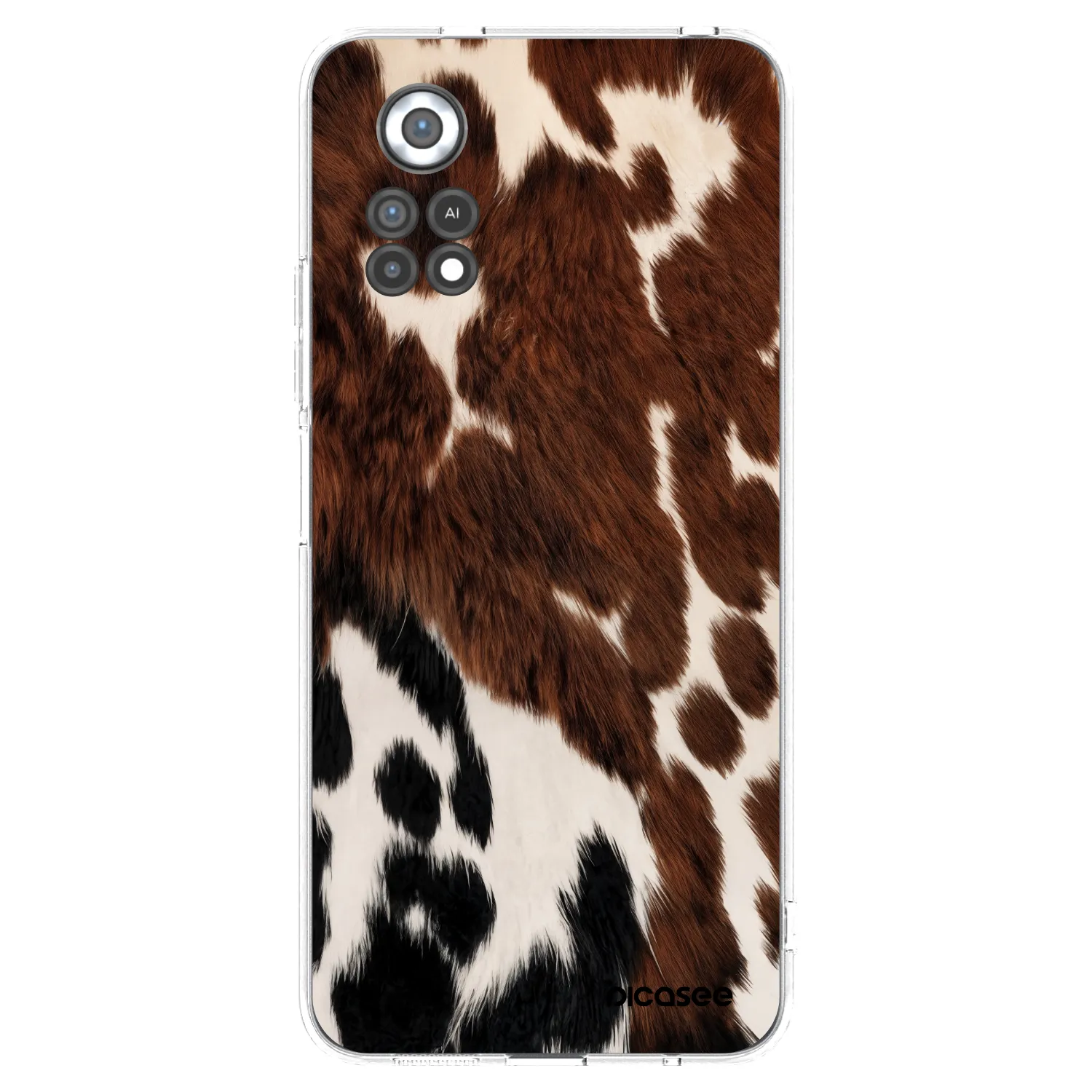 Picasee husă transparentă din silicon pentru Xiaomi Poco X4 Pro 5G - Rust