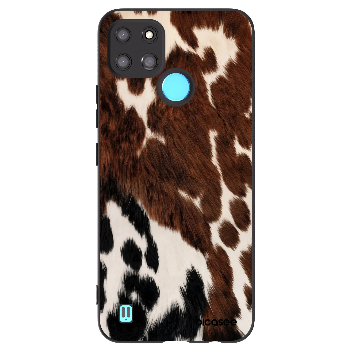 Picasee husă neagră din silicon pentru Realme C21Y - Rust