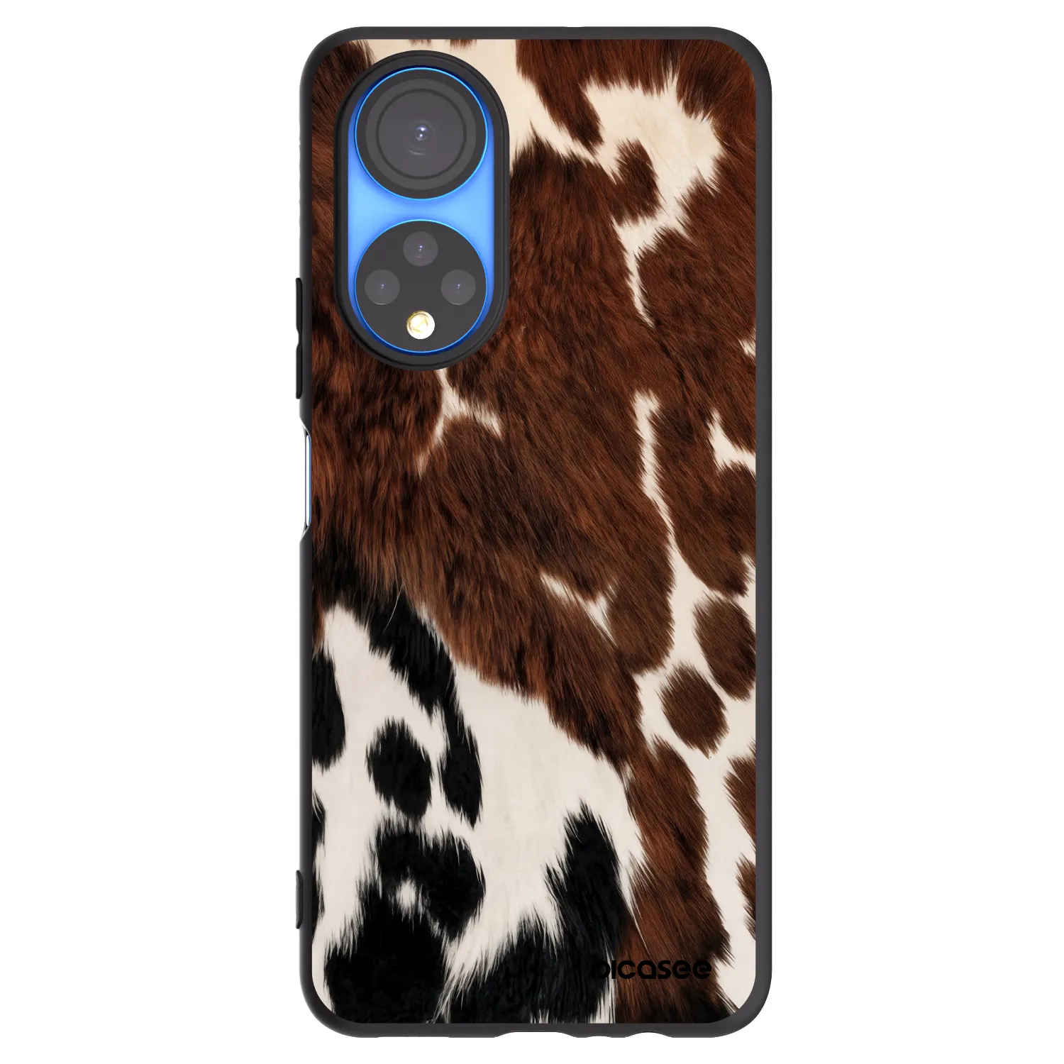 Picasee husă neagră din silicon pentru Honor X7 - Rust
