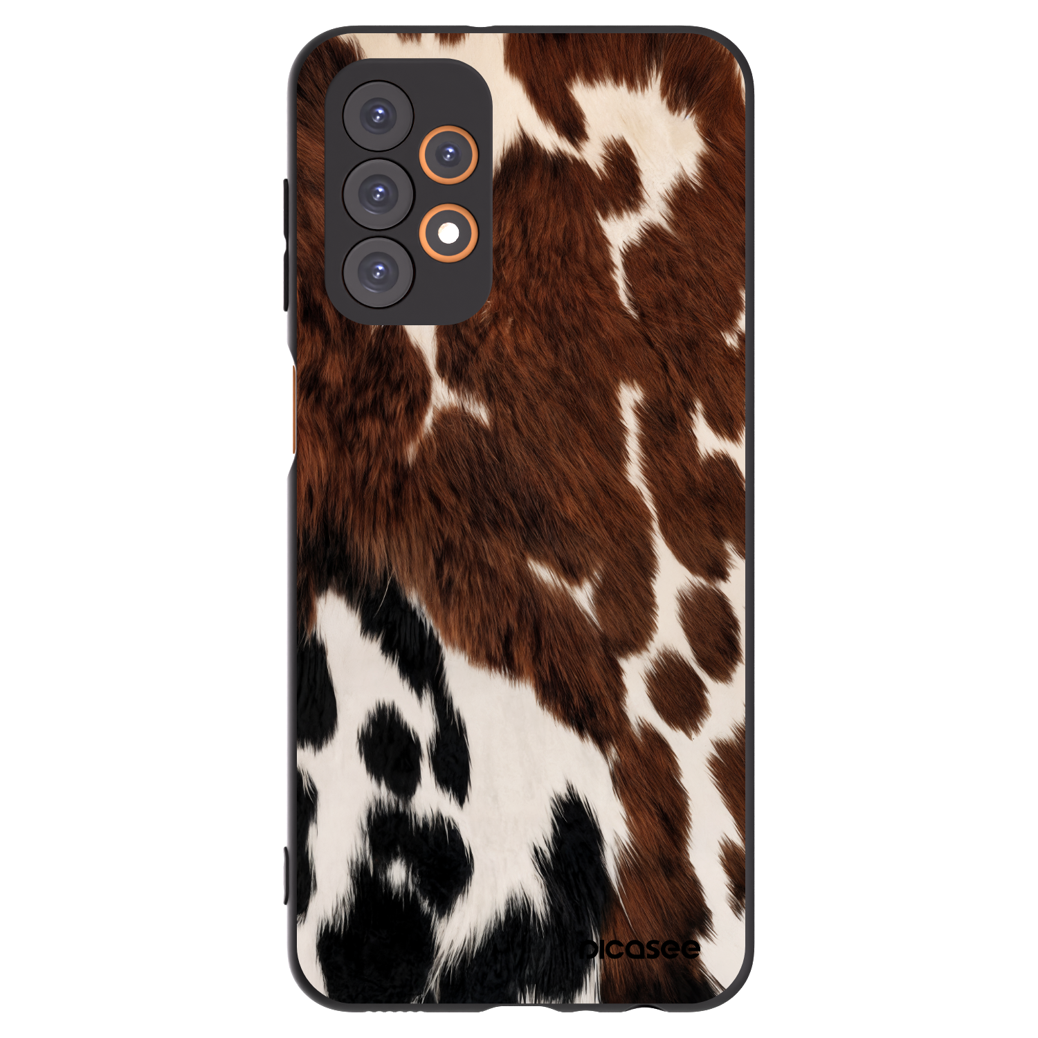 Picasee husă neagră din silicon pentru Samsung Galaxy A23 A235F 4G - Rust