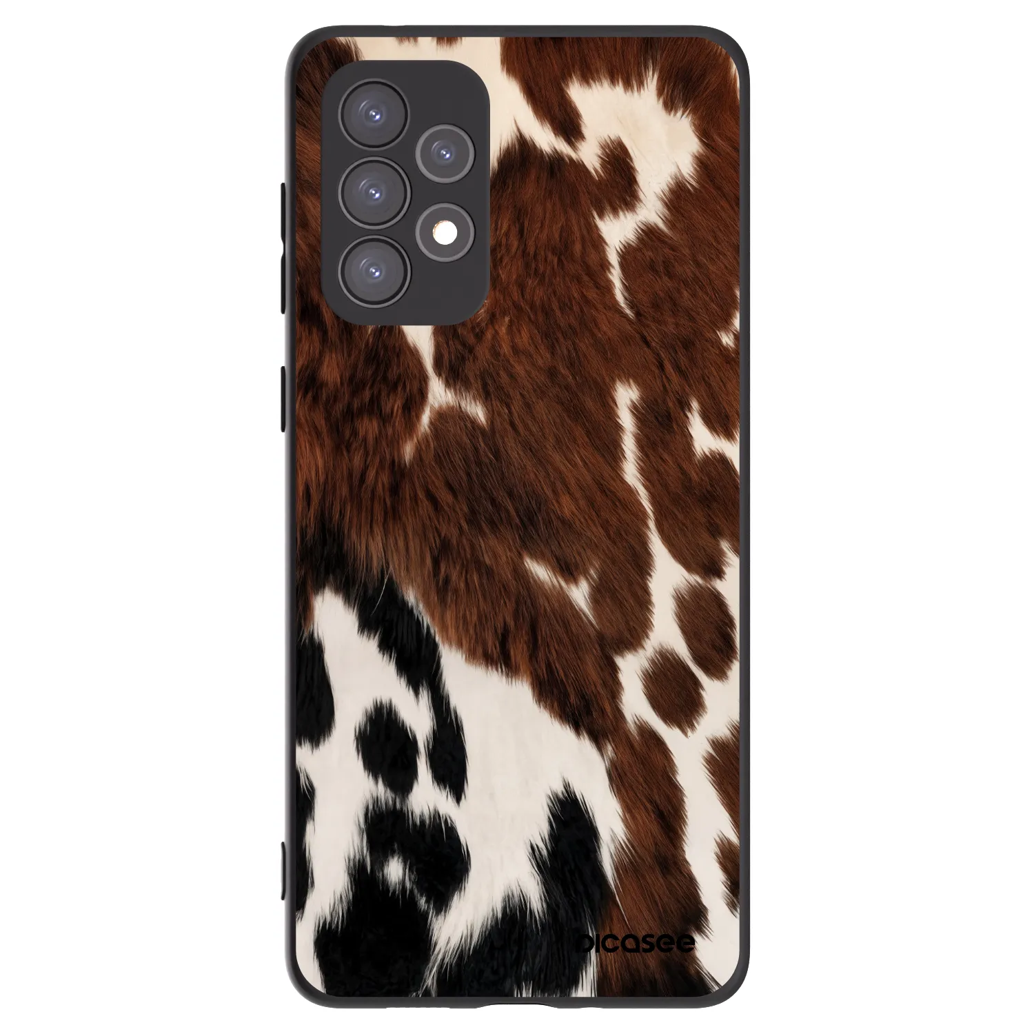 Picasee husă neagră din silicon pentru Samsung Galaxy A73 5G - Rust