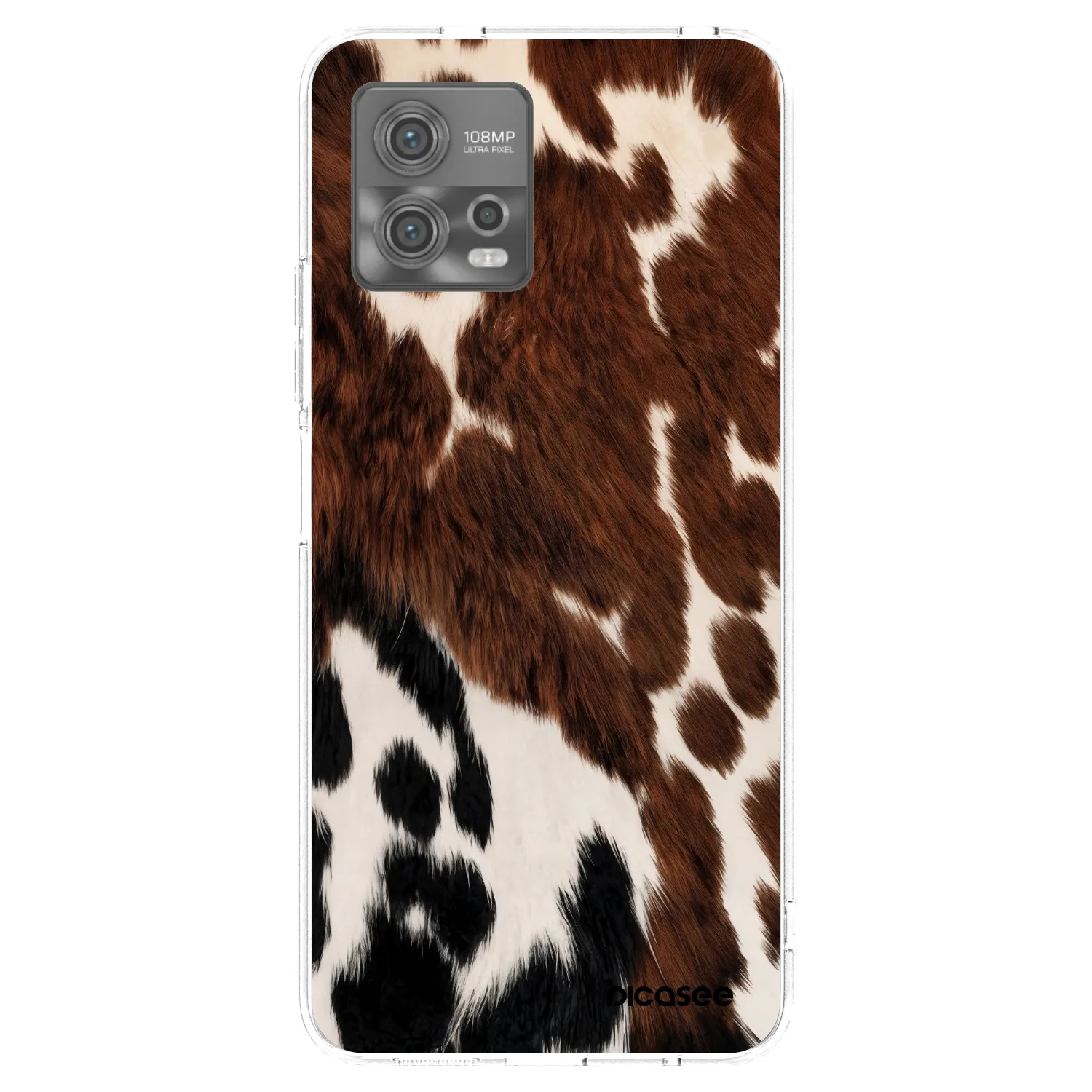 Picasee husă transparentă din silicon pentru Motorola Moto G72 - Rust