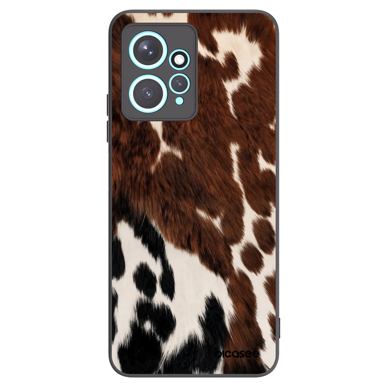 Picasee husă neagră din silicon pentru Xiaomi Redmi Note 12 4G - Rust