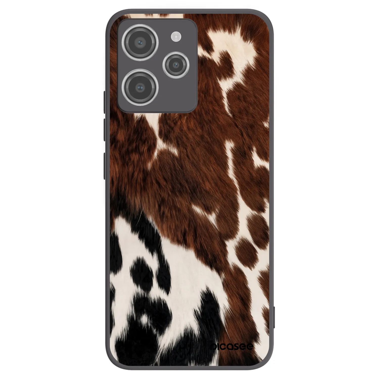 Picasee husă neagră din silicon pentru Xiaomi Redmi 12 4G - Rust