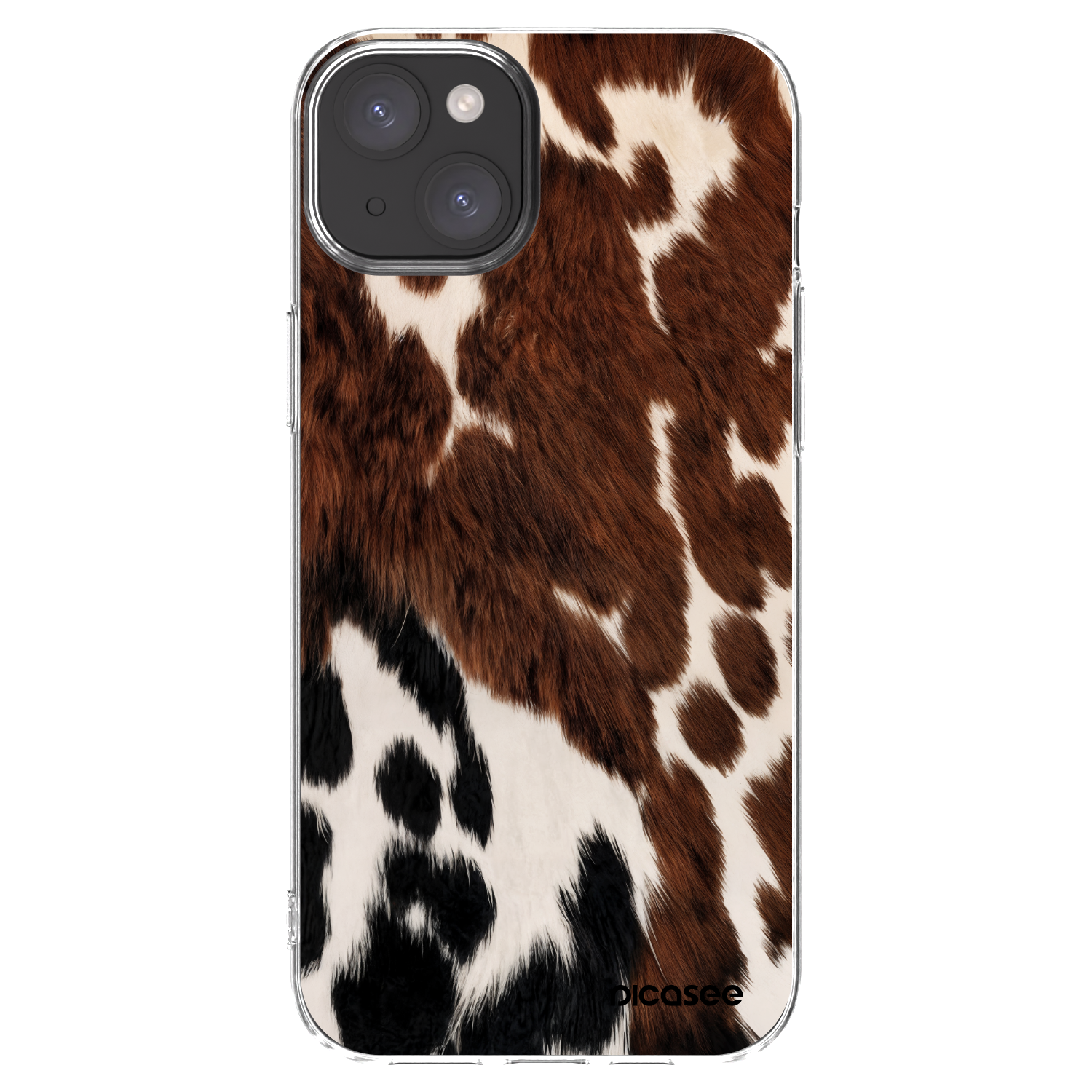 Picasee husă transparentă din silicon pentru Apple iPhone 15 Plus - Rust
