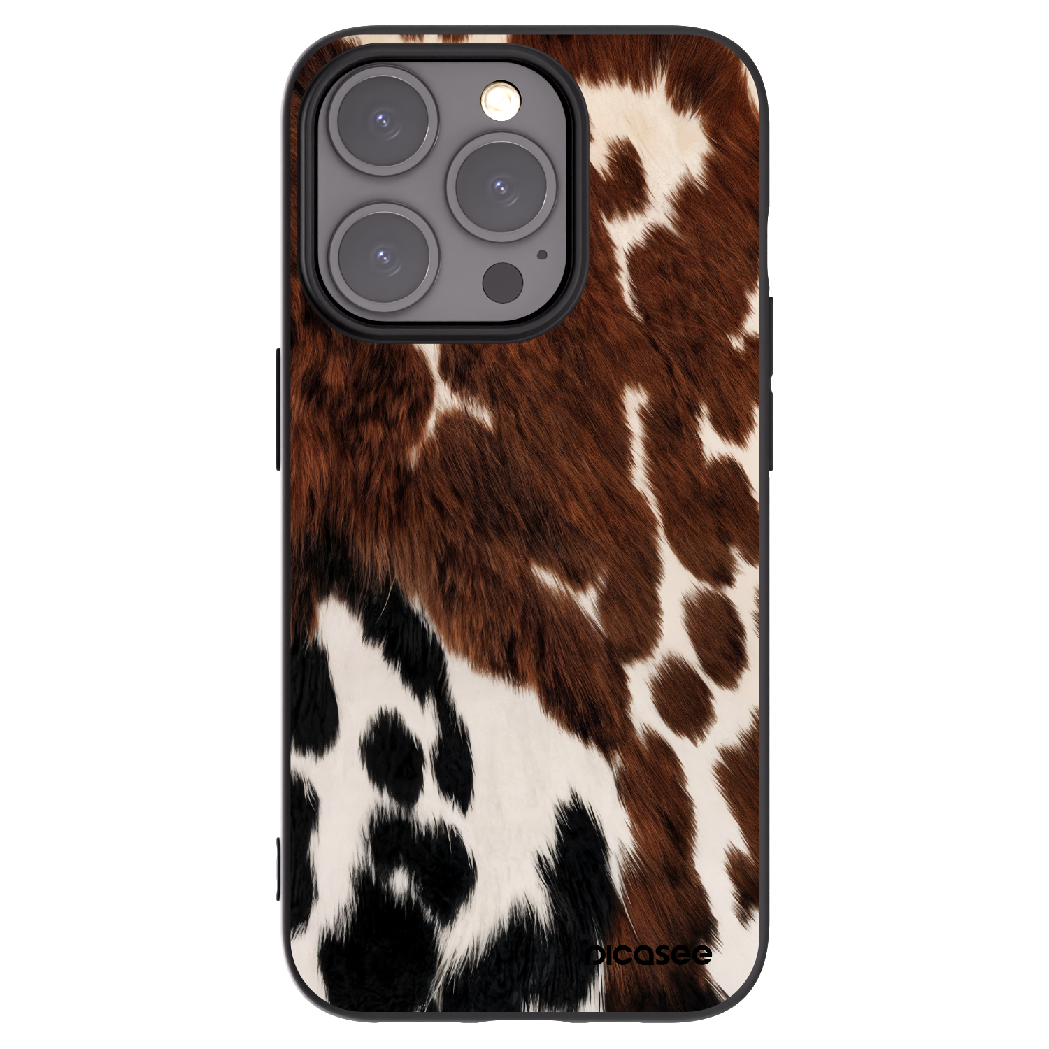 Picasee husă neagră din silicon pentru Apple iPhone 15 Pro - Rust