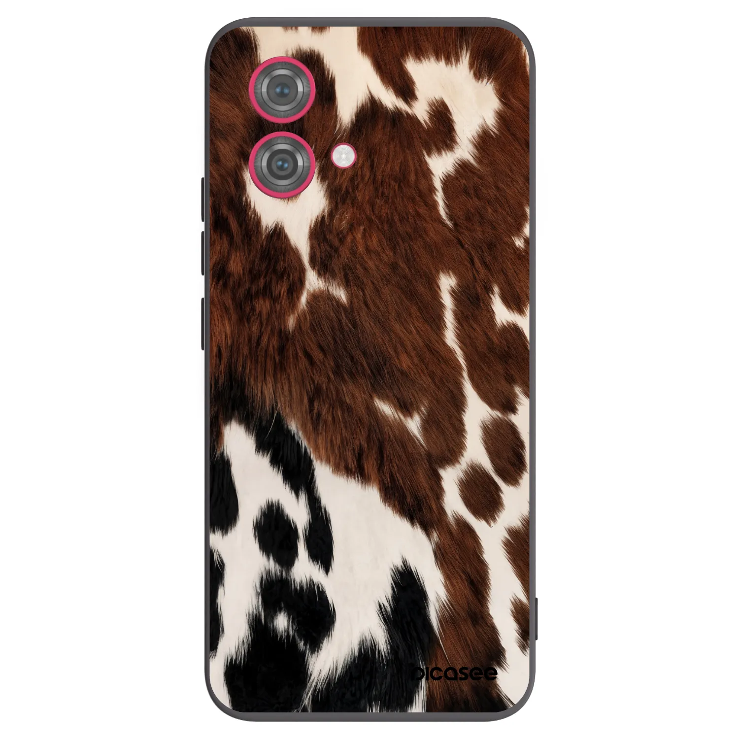 Picasee husă neagră din silicon pentru Motorola Moto G84 5G - Rust