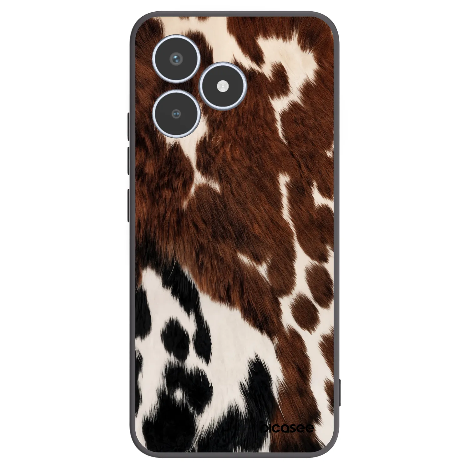 Picasee husă neagră din silicon pentru Realme C53 - Rust