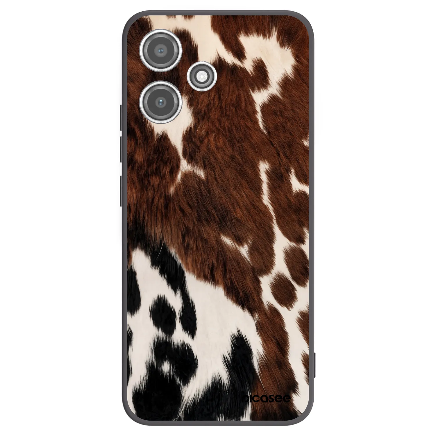 Picasee husă neagră din silicon pentru Xiaomi Redmi 12 5G - Rust