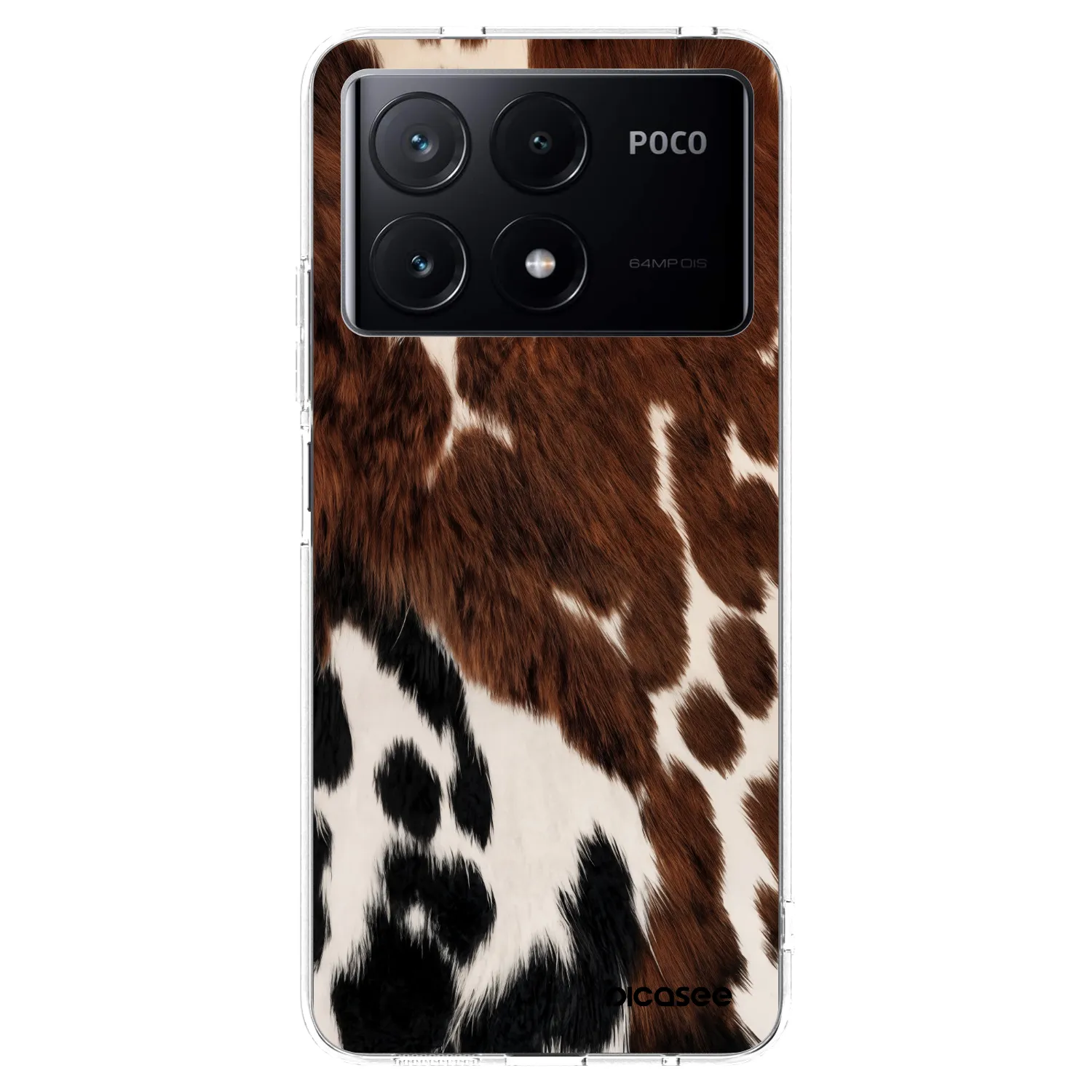 Picasee husă transparentă din silicon pentru Xiaomi Poco X6 Pro - Rust