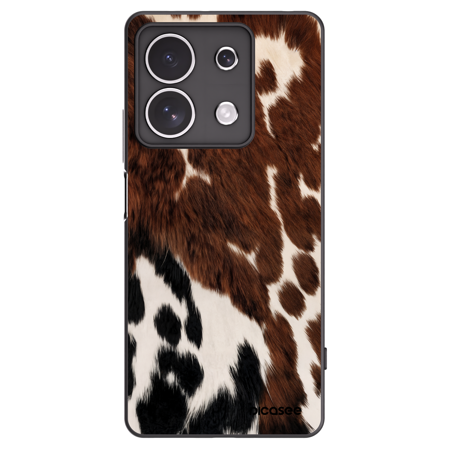 Picasee husă neagră din silicon pentru Xiaomi Redmi Note 13 4G - Rust