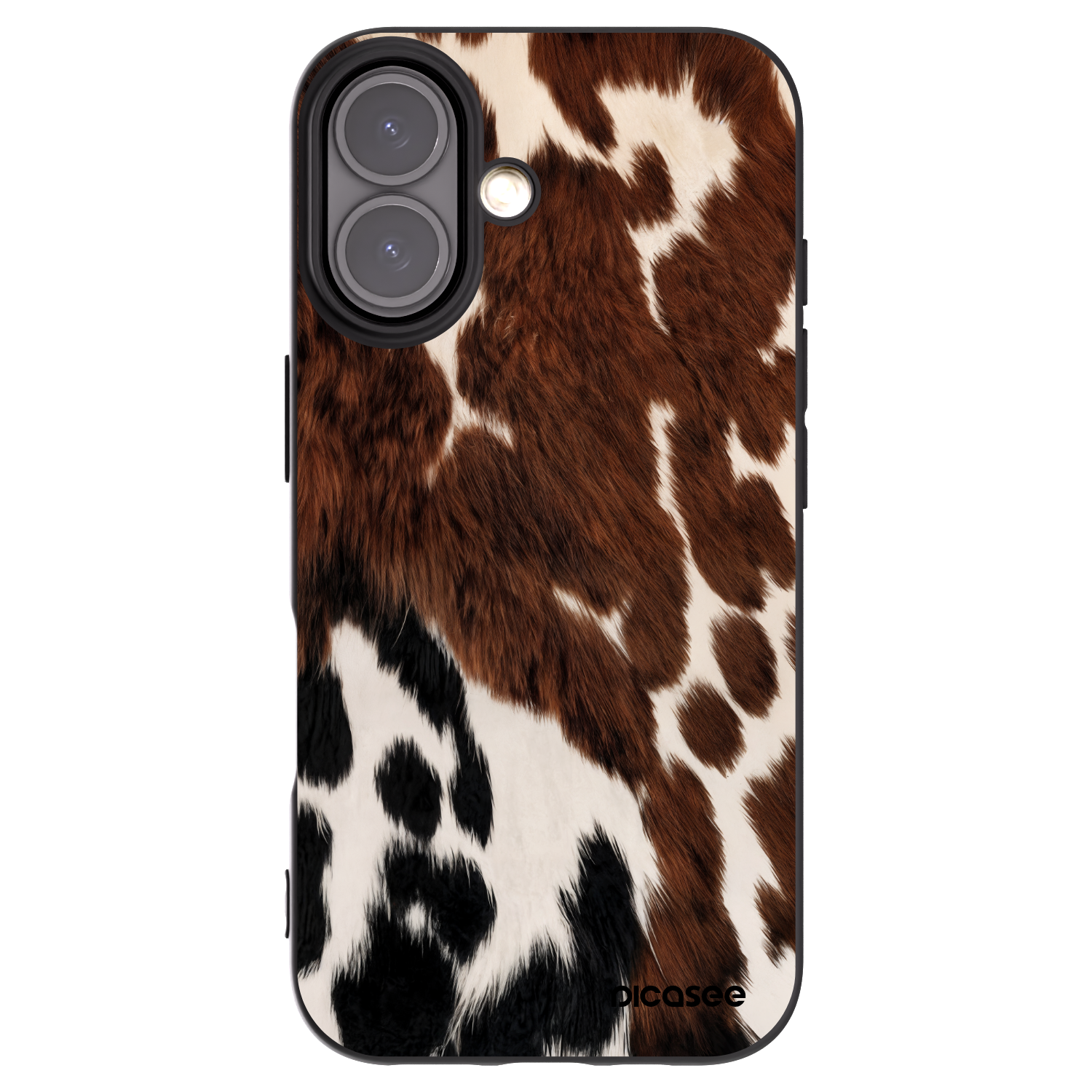 Picasee husă neagră din silicon pentru Apple iPhone 16 - Rust