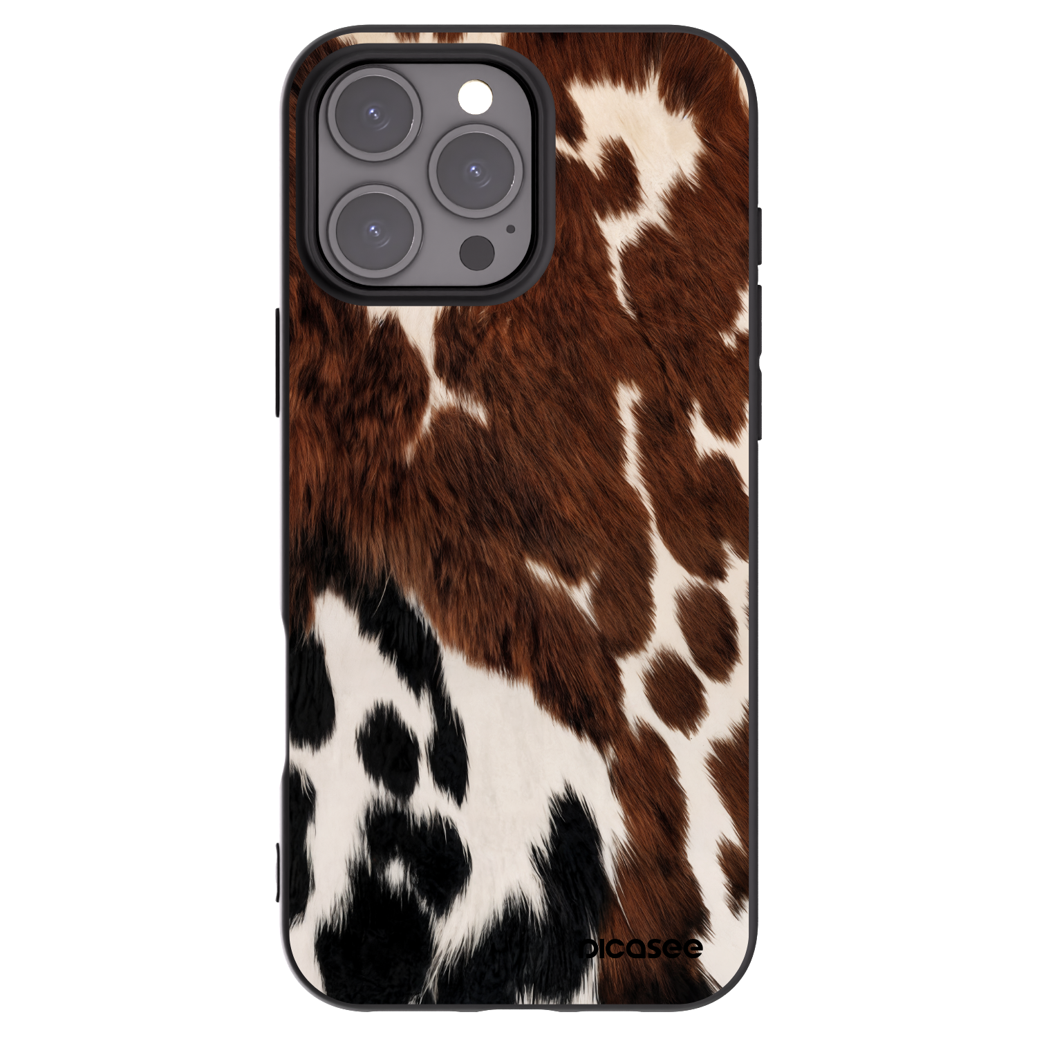 Picasee husă neagră din silicon pentru Apple iPhone 16 Pro Max - Rust