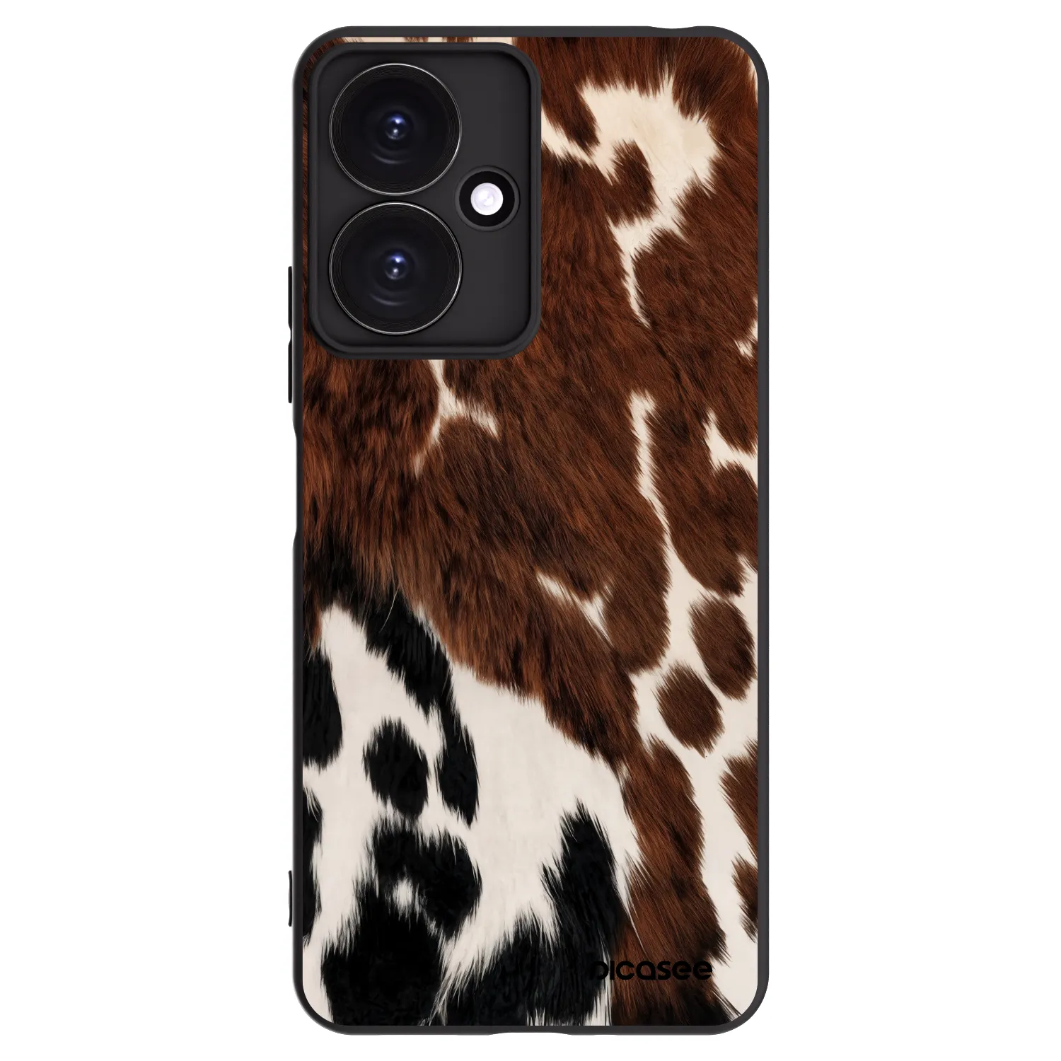 Picasee husă neagră din silicon pentru Xiaomi Redmi 13C 5G - Rust