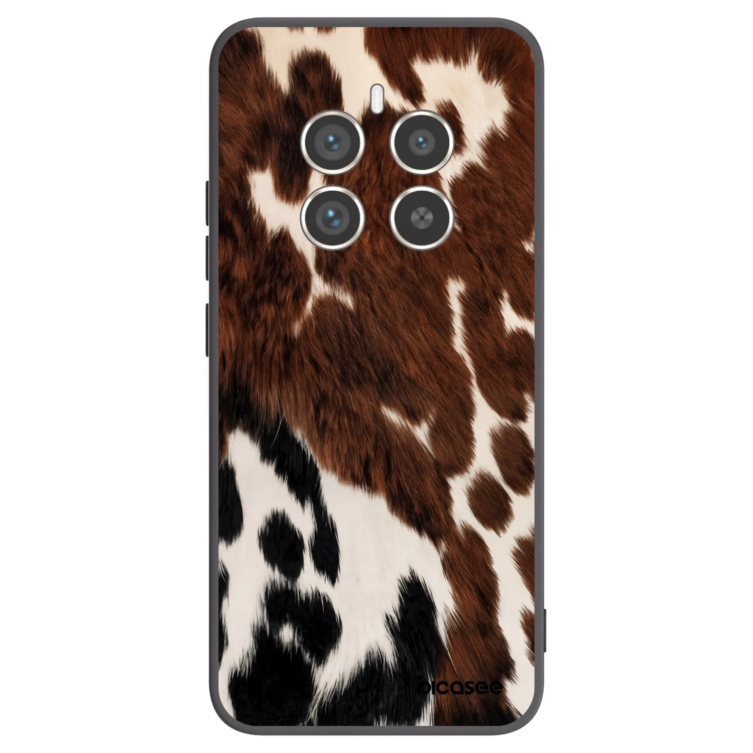 Picasee husă neagră din silicon pentru Realme 12 Pro 5G - Rust