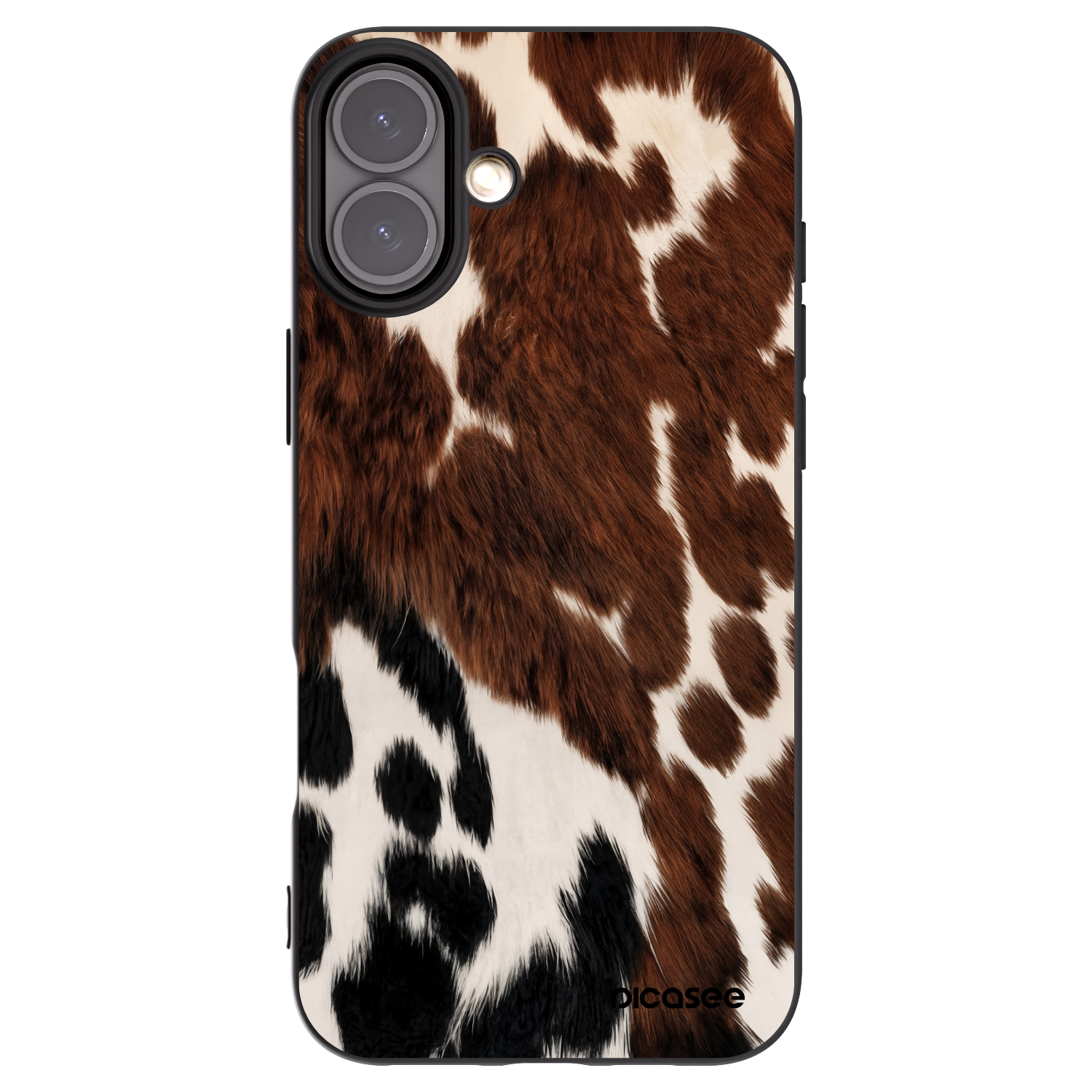 Picasee husă neagră din silicon pentru Apple iPhone 16 Plus - Rust