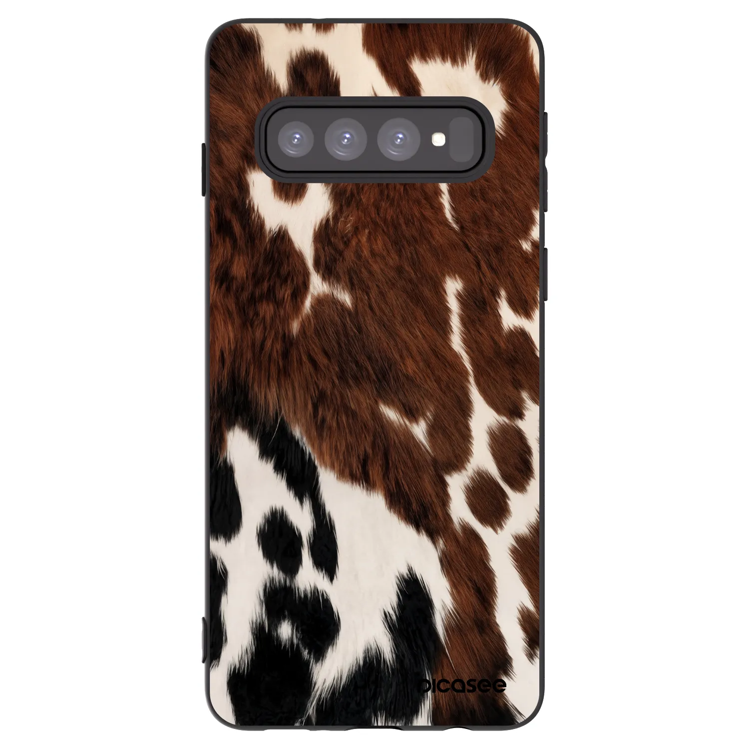 Picasee husă neagră din silicon pentru Samsung Galaxy S10 G973 - Rust